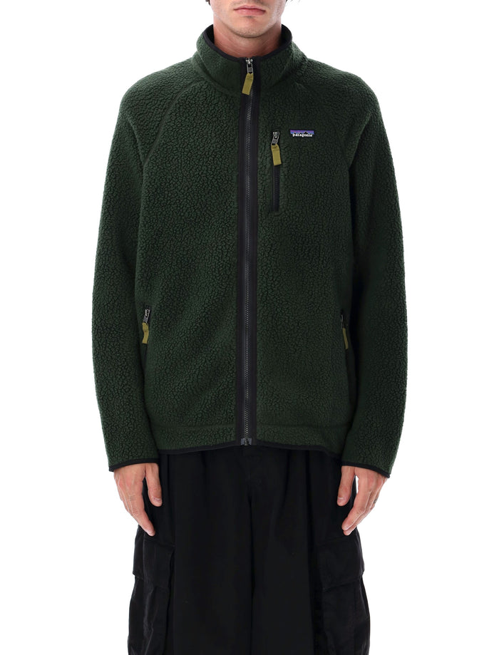 Patagonia Retro Pile fleece jacket Old Green Recycled Polyester