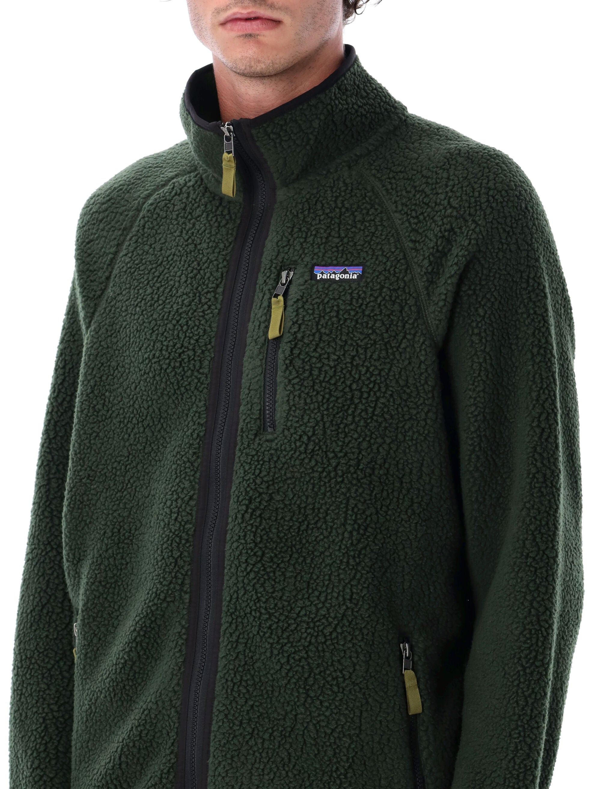 Patagonia Retro Pile fleece jacket Old Green Recycled Polyester