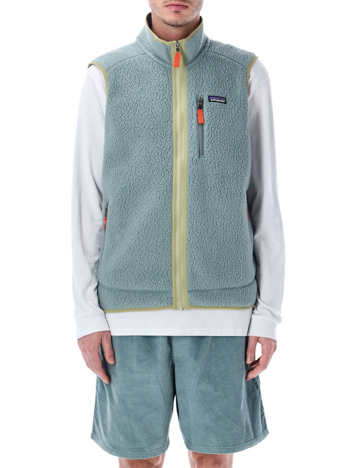 Patagonia Retro Pile fleece vest Blu Sage Recycled Polyester