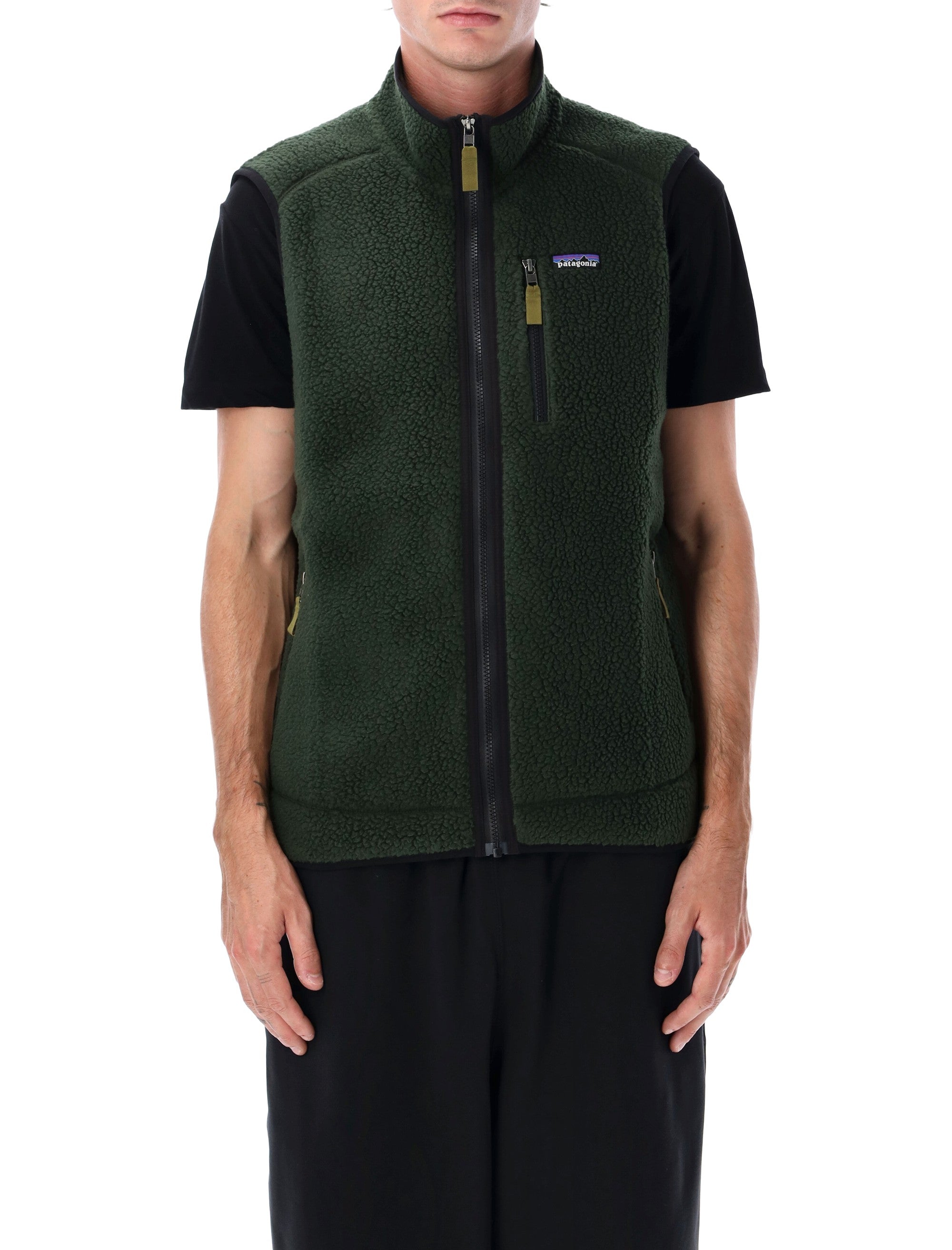 Patagonia Retro Pile fleece vest Old Green Recycled Polyester