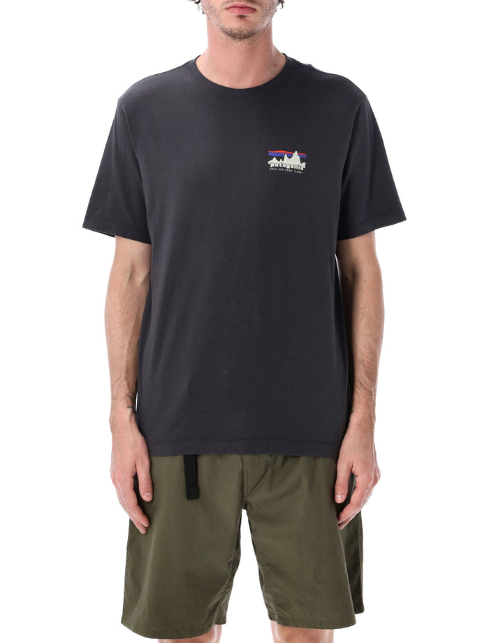 Patagonia 73 Skyline Cotton T-Shirt Black Organic Tshirt