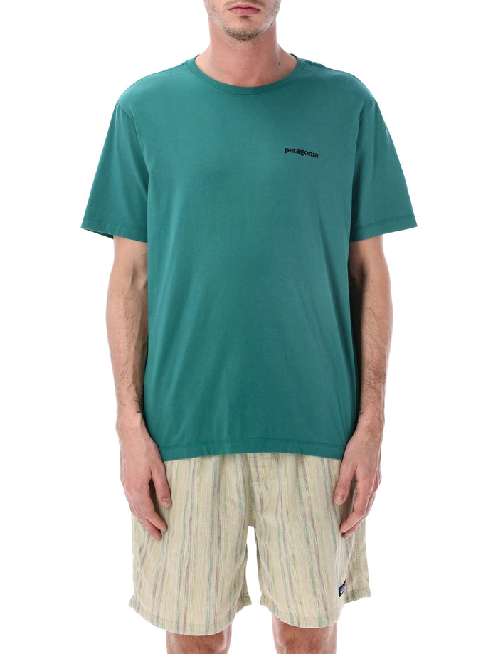 Patagonia P-6 organic cotton Logo tee Green Tshirt