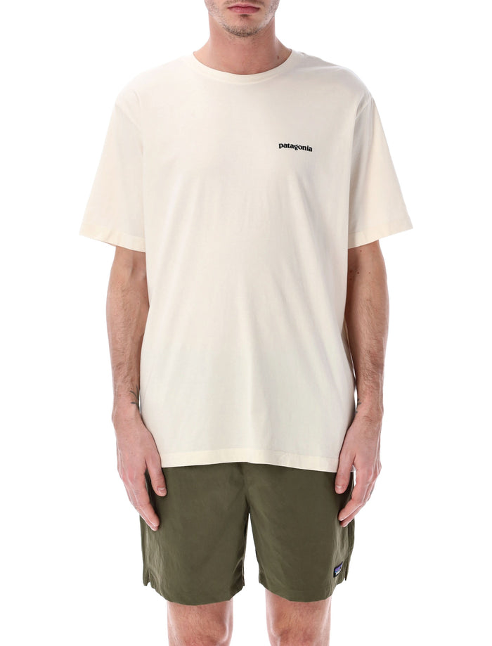 Patagonia P-6 organic cotton Logo tee Natural Tshirt