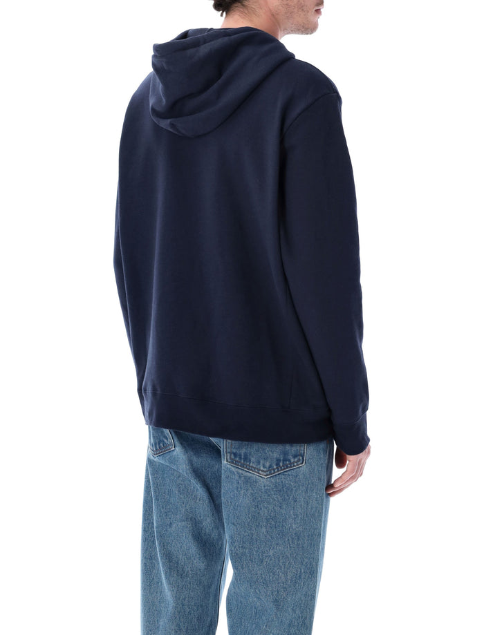 Patagonia P-6 Logo Uprisal hoodie Navy Recycled Polyester Sweatshirt