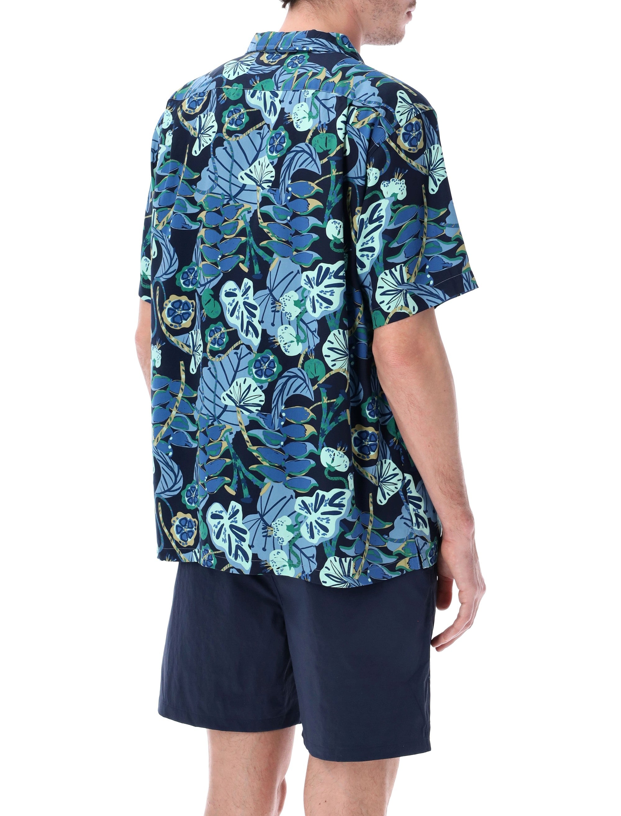 Patagonia Tidal Threads shirt Navy Lyocell