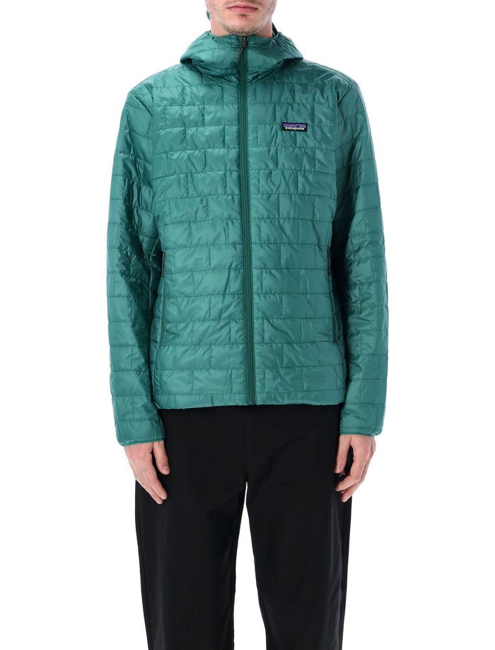 Patagonia Nano Puff® Hoody Gem Green Recycled Polyester Lining Jacket