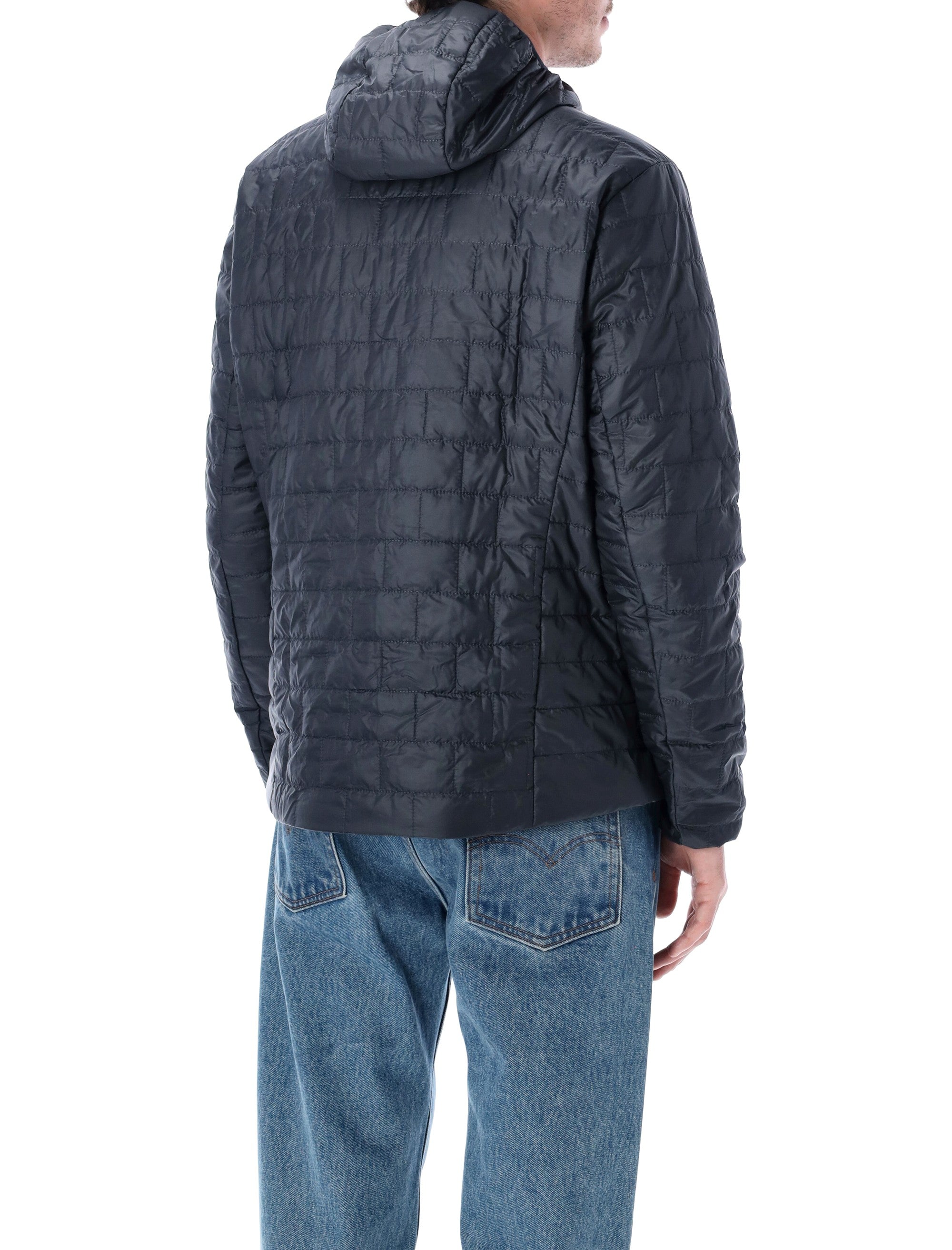 Patagonia Nano Puff® Hoody Smolder Blue Recycled Polyester Lining Jacket