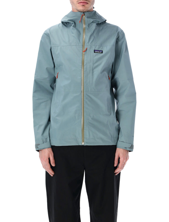Patagonia Boulder Fork Waterproof Jacket Blue Sage Polyester