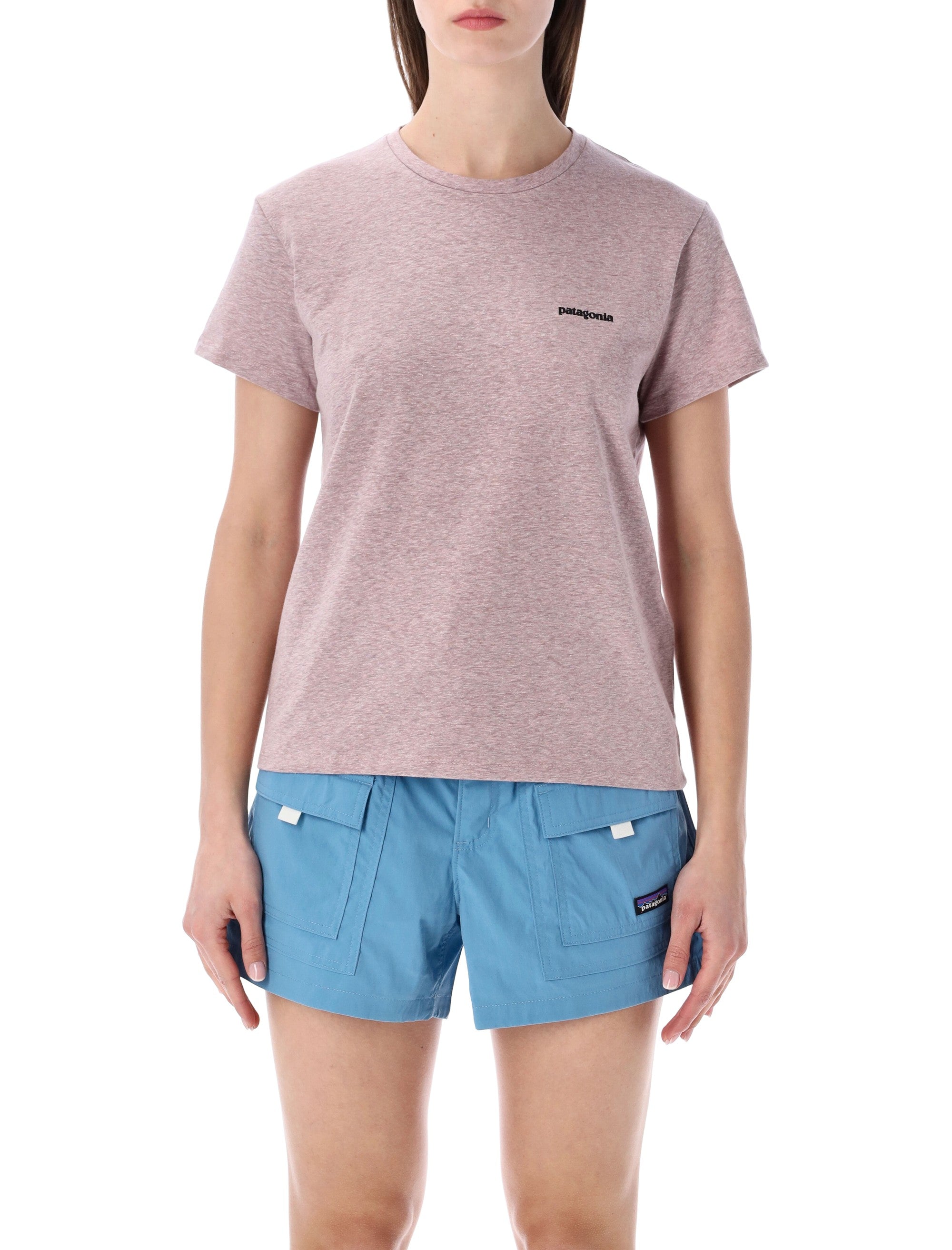 Patagonia P-6 Logo Responsibili-Tee® Violet Recycled Cotton Tshirt