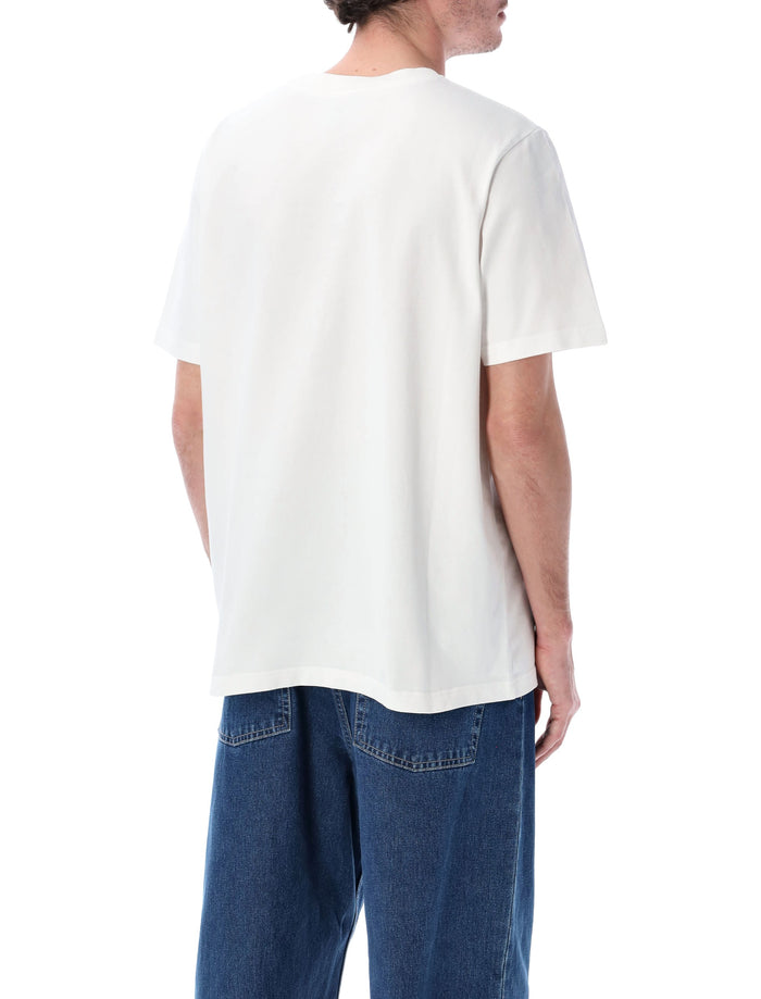 Casablanca Tennis Club Icon T-Shirt Bright White Organic Cotton Tshirt