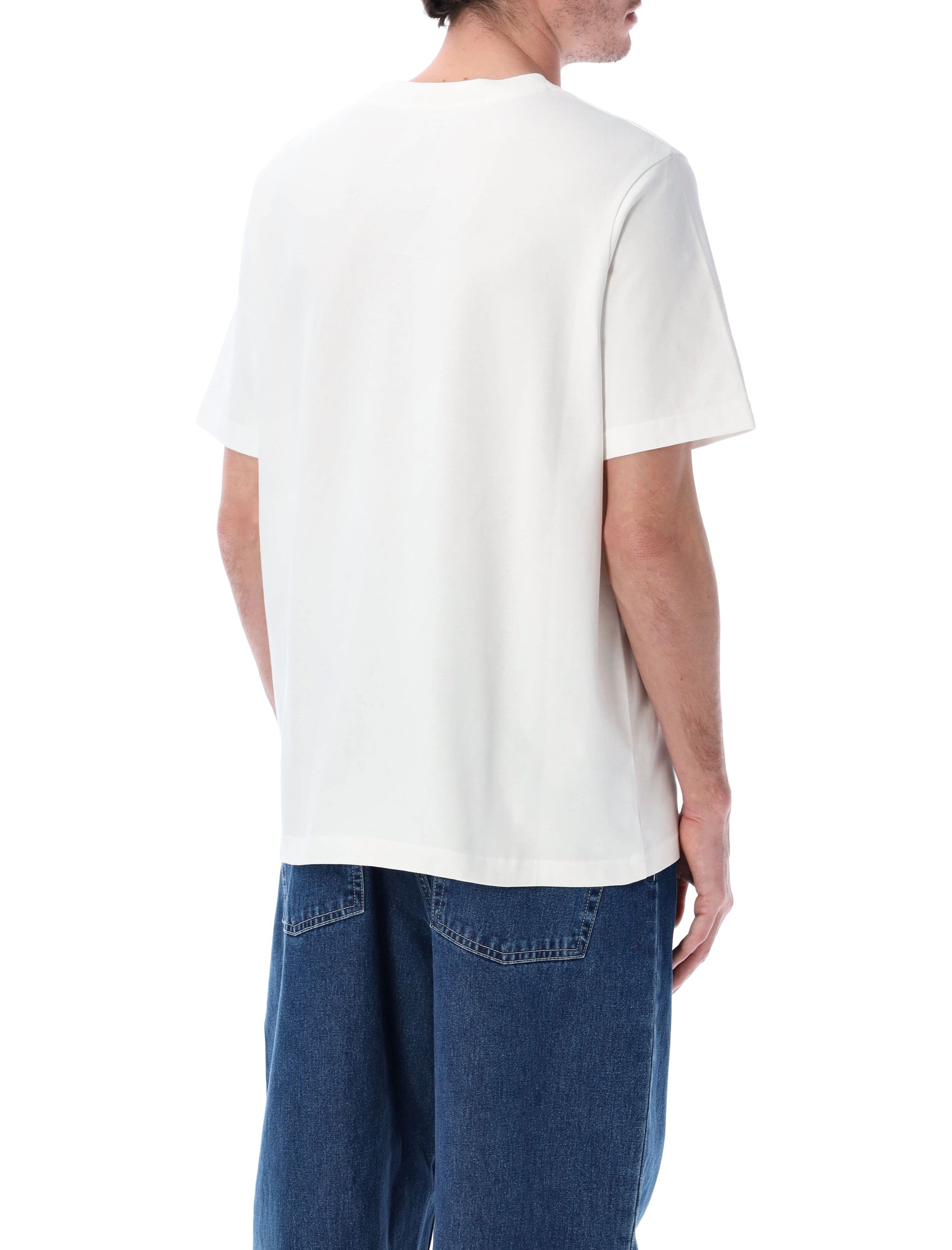 Casablanca Tennis Club Icon Beyond Destiny T-shirt Bright White Organic Cotton Tshirt