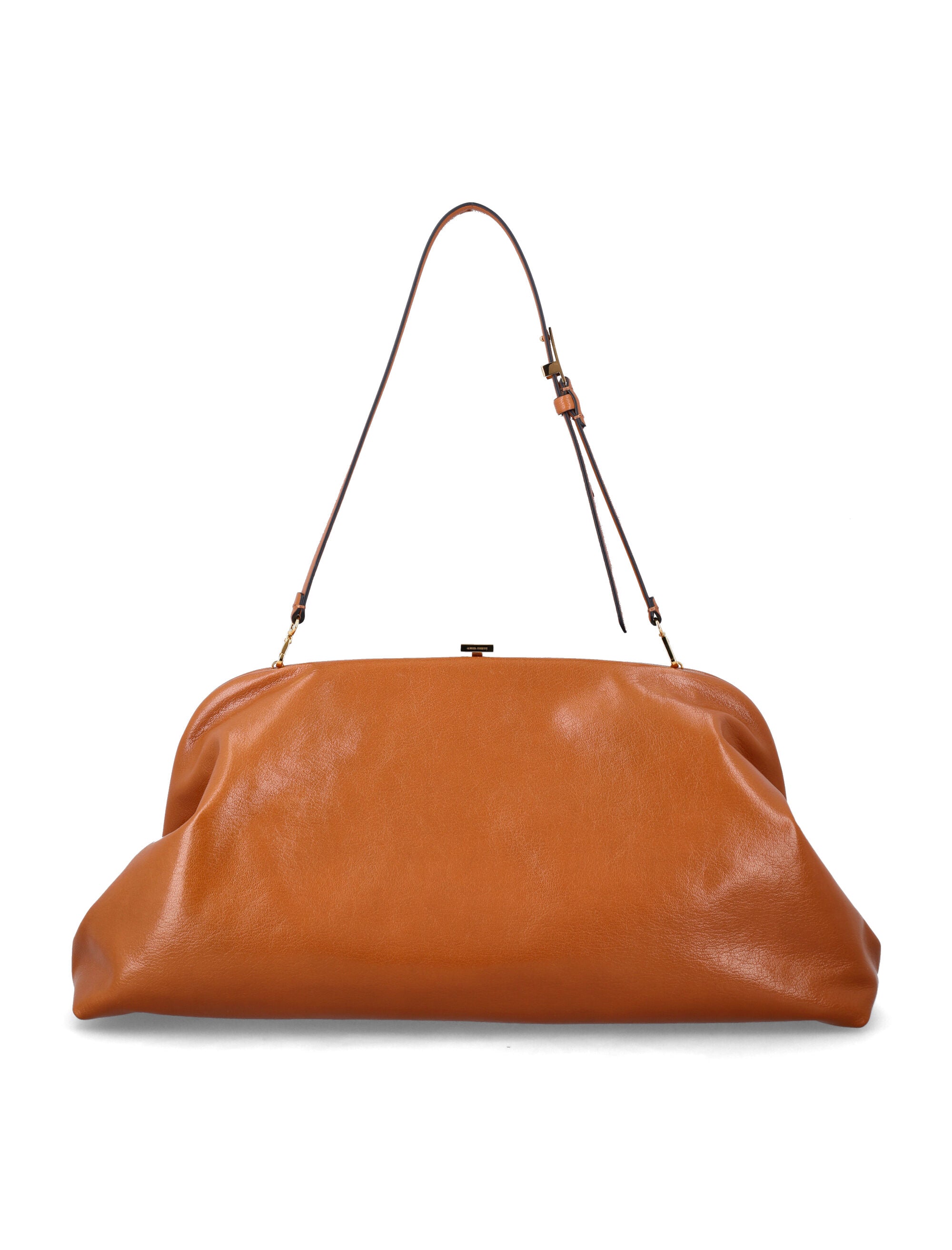 Alberta Ferretti leather shoulder bag Brown