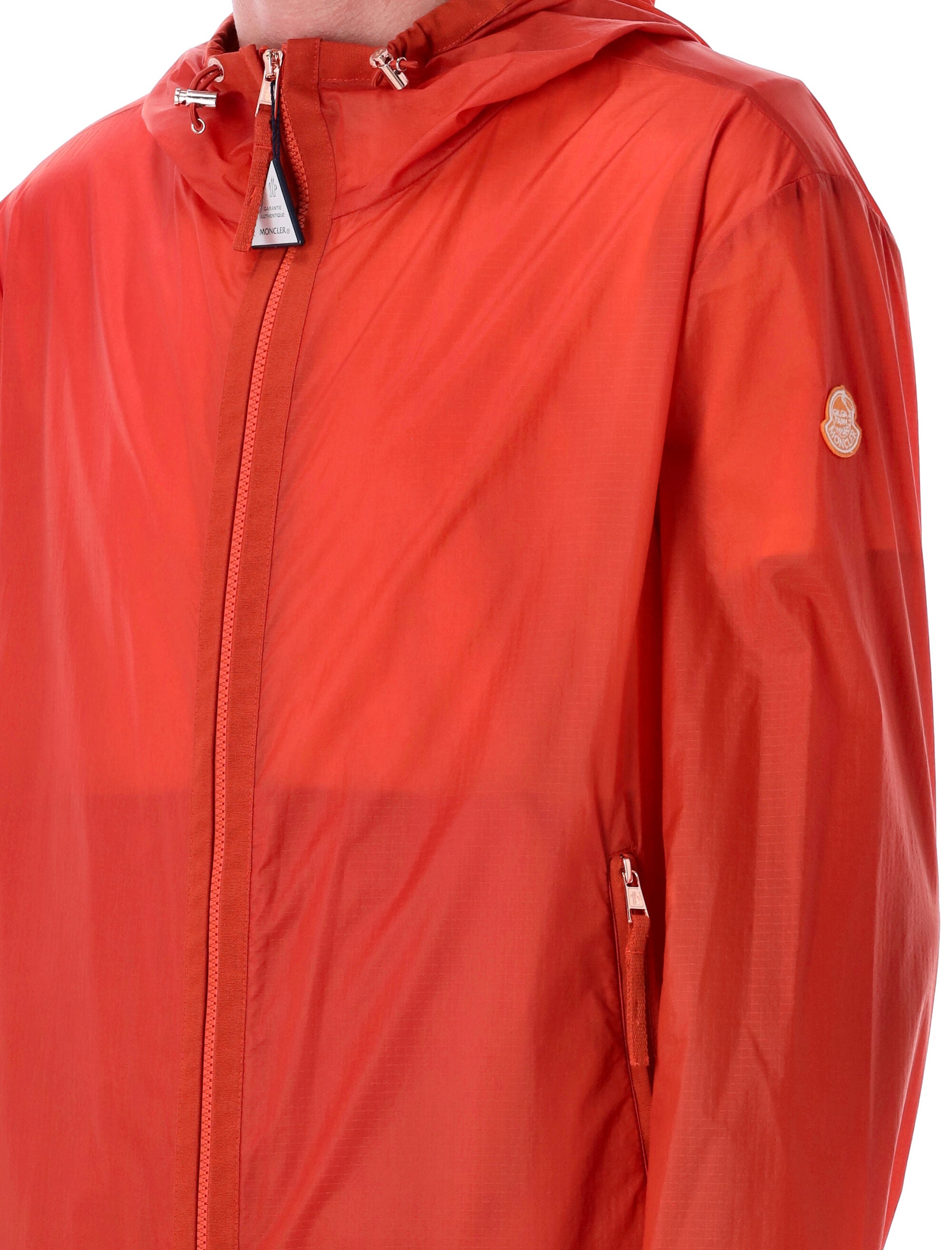 Hamlin hooded windbraker Bright Orange Polyamide Jacket