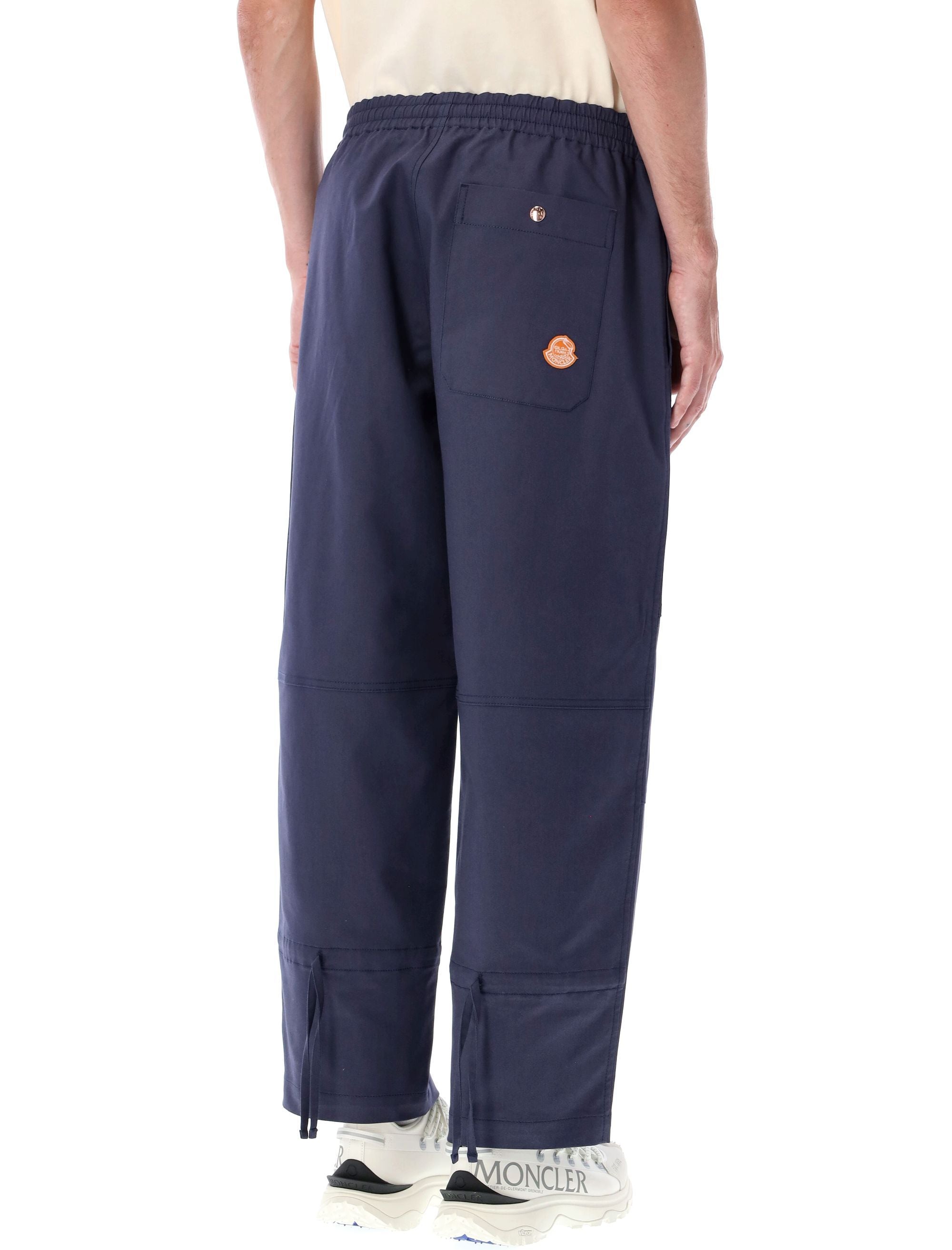 Cotton gabardine trousers Navy Blue Pant