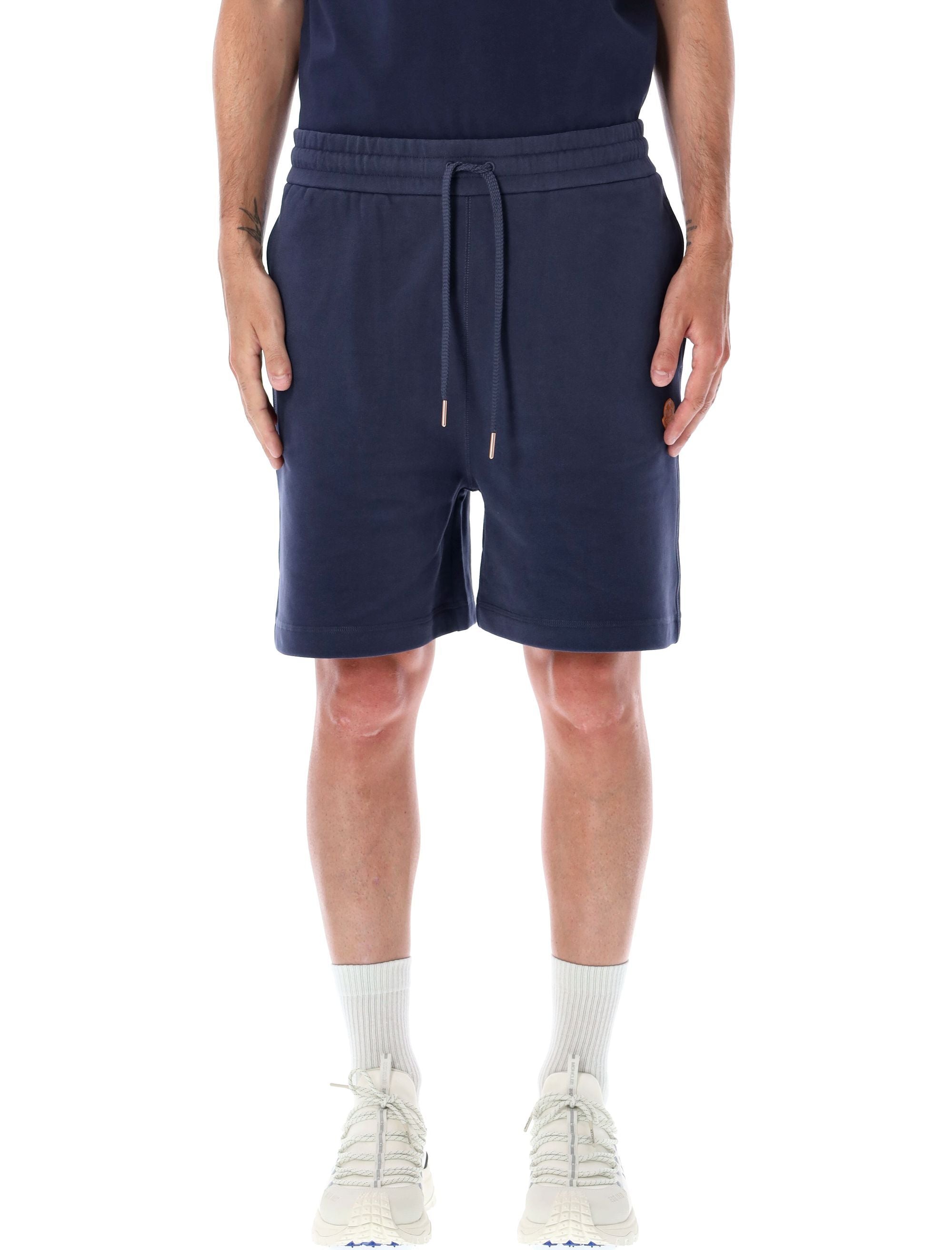 Cotton sweatshorts Navy Blue Short