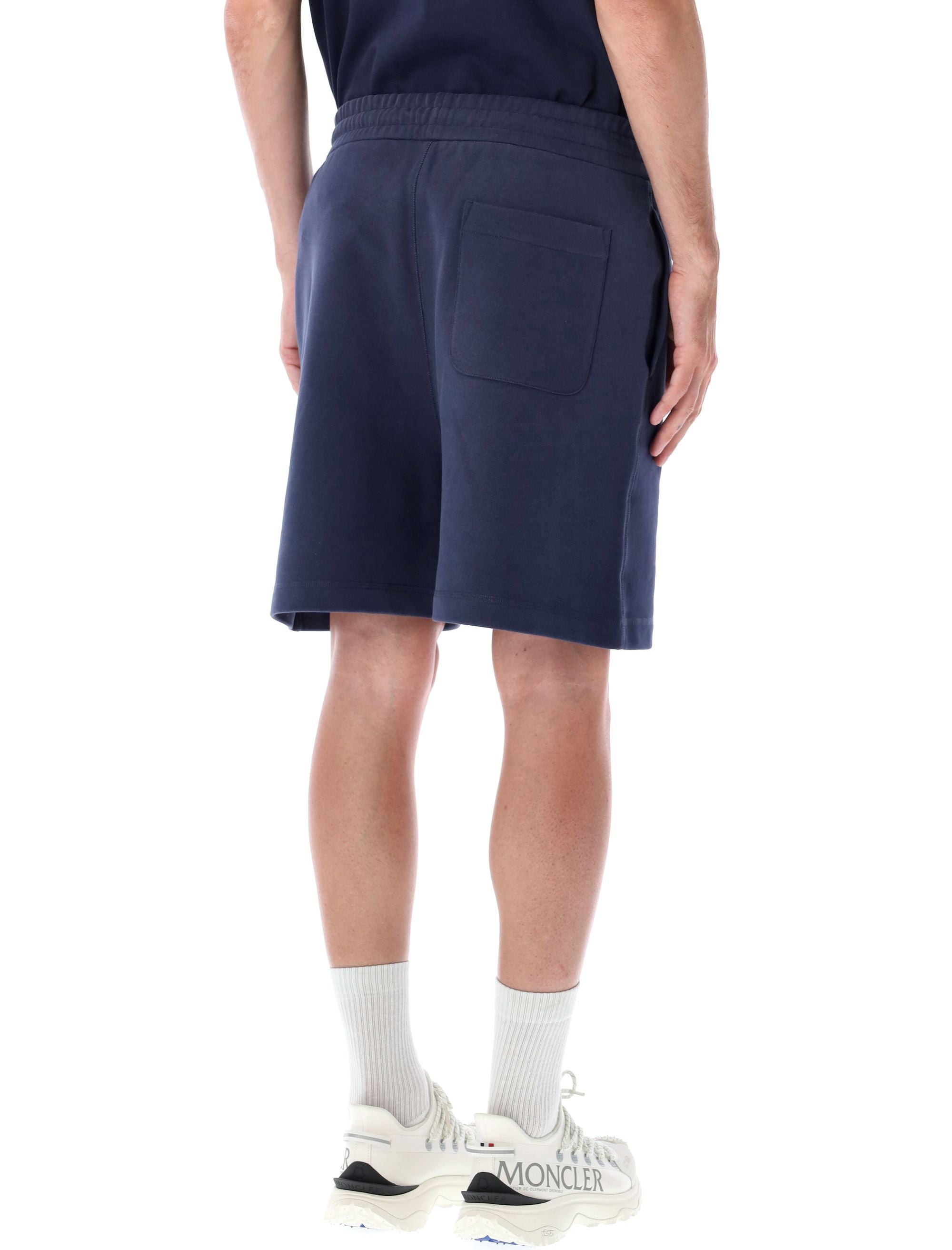 Cotton sweatshorts Navy Blue Short