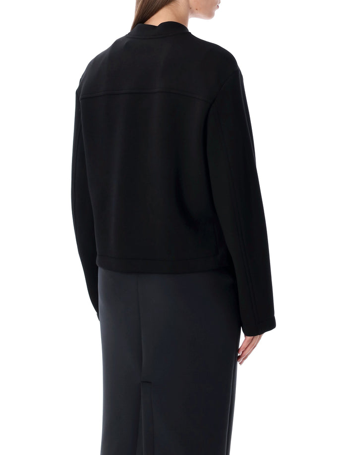 Moncler x Edward Enninful Neoprene Crew Neck Sweatshirt Black Viscose