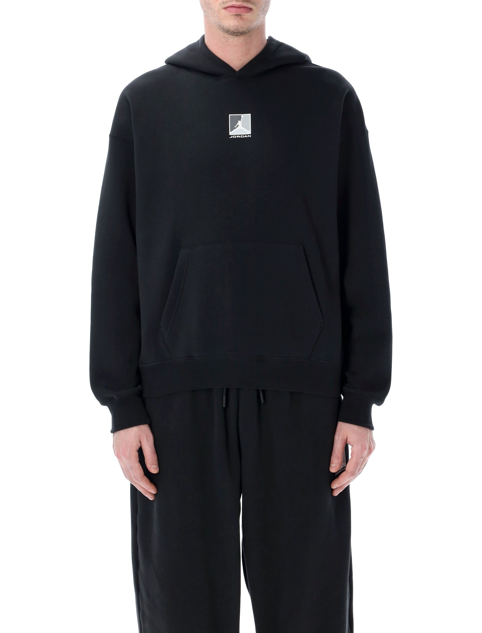 Nike Jordan Brooklyn fleece hoodie Black Cotton Sweatshirt