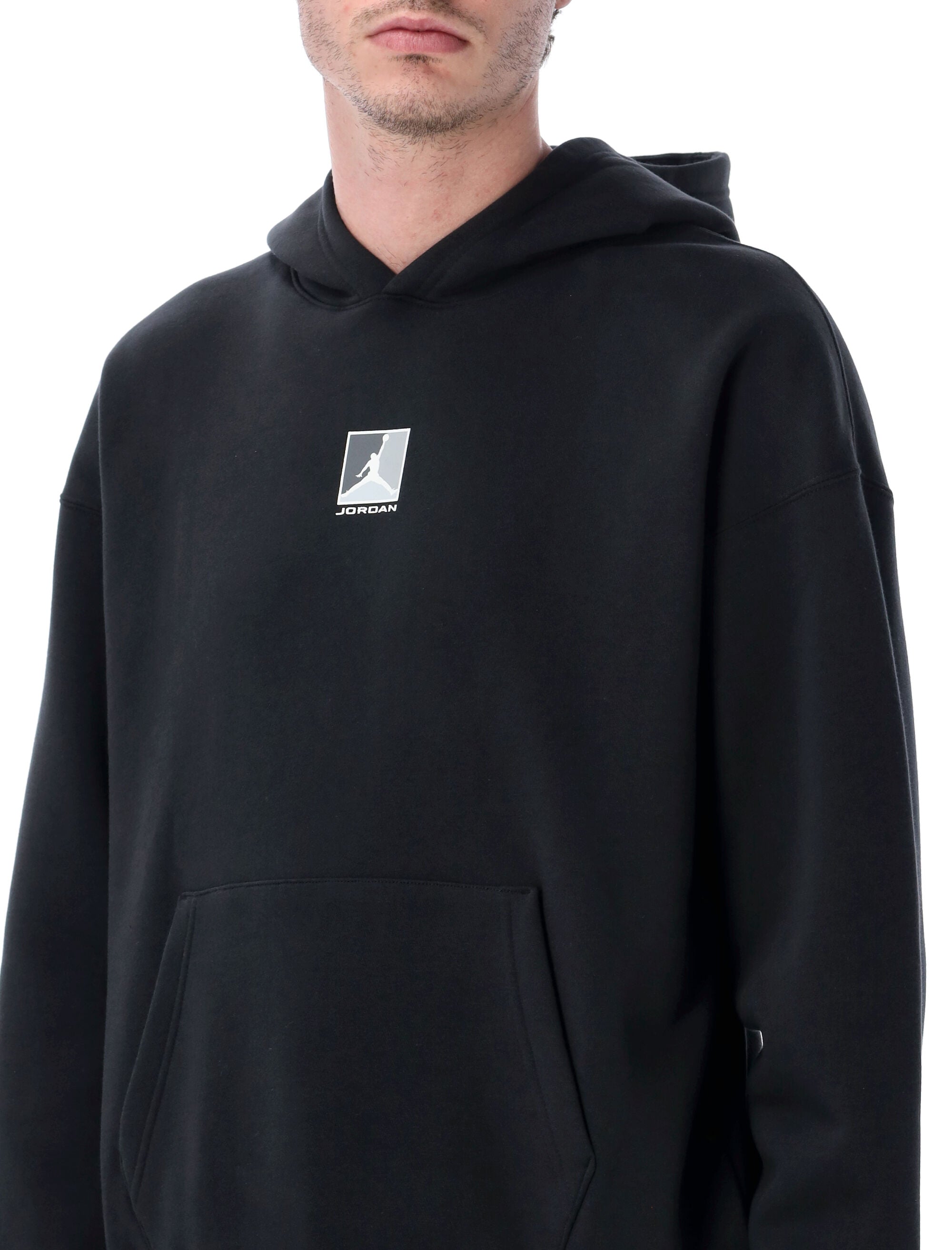 Nike Jordan Brooklyn fleece hoodie Black Cotton Sweatshirt