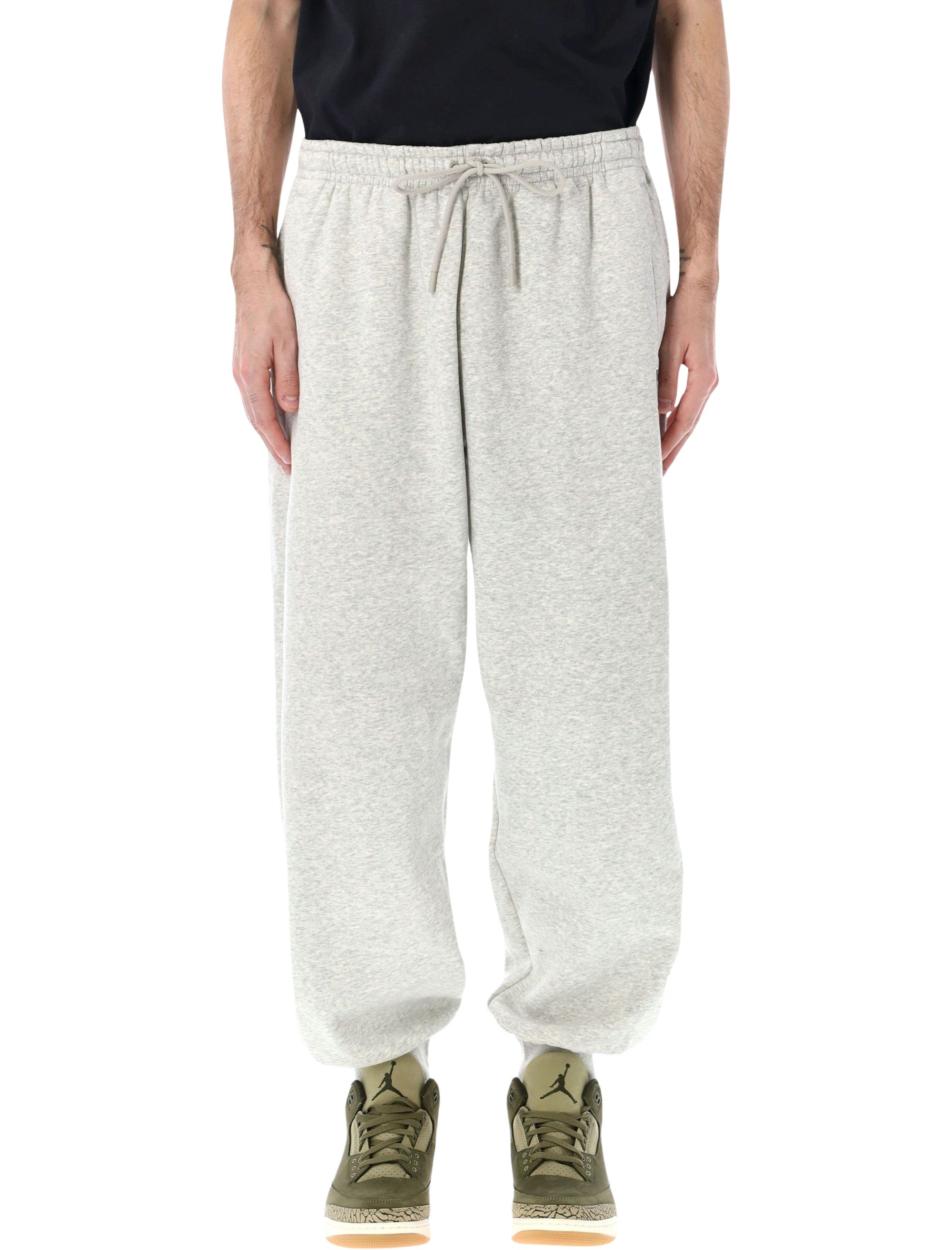 Nike Jordan Brooklyn fleece pants Grey Heather Cotton Sweatpants