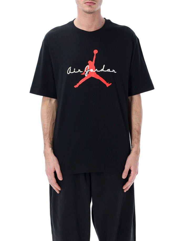 Nike Jordan Brooklyn graphic Tee Black Cotton T-shirt