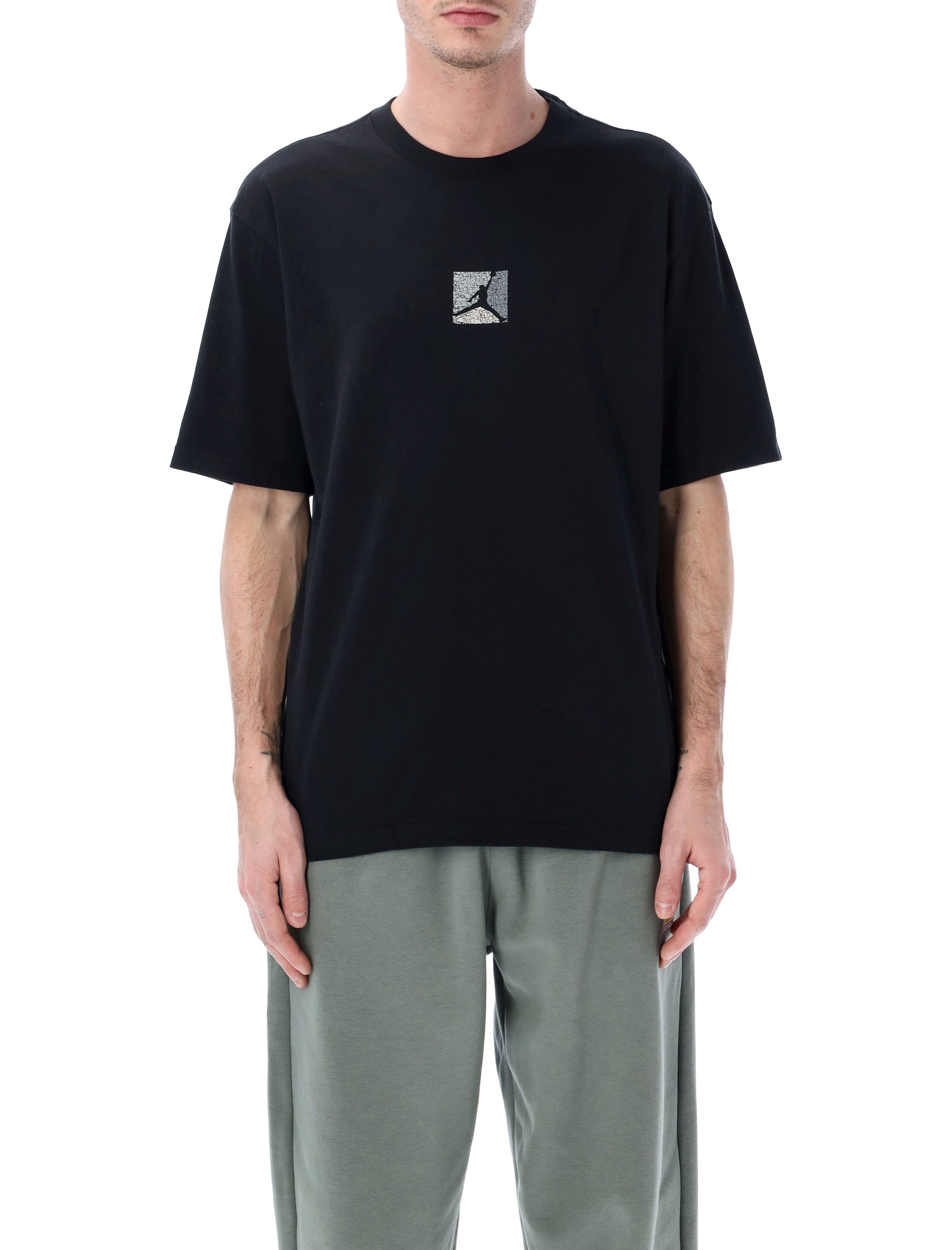 Nike Jordan Fly Graphic Tee Black Cotton T-shirt