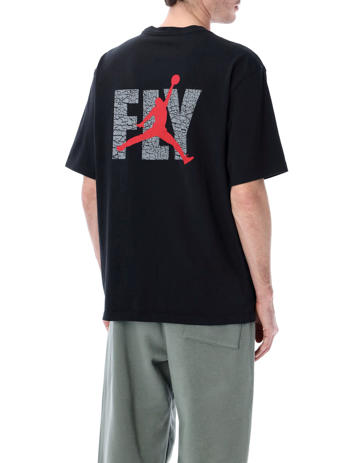 Nike Jordan Fly Graphic Tee Black Cotton T-shirt