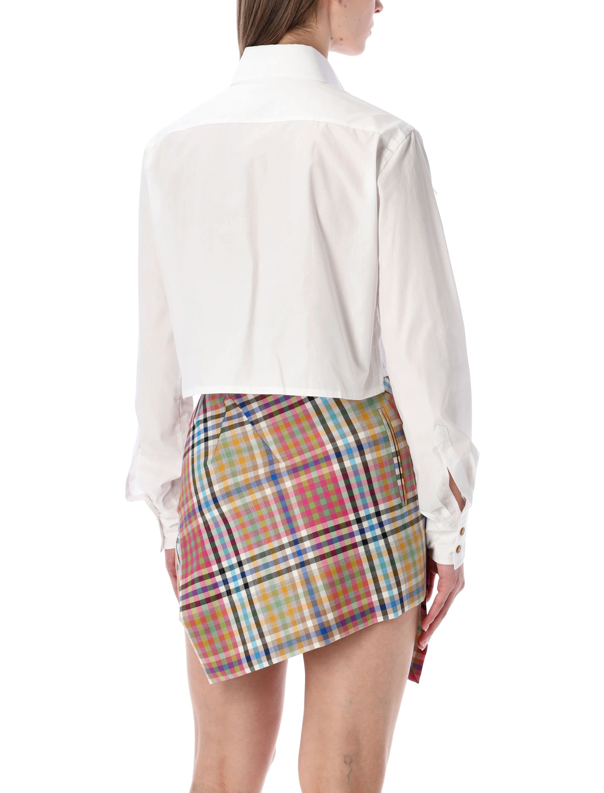 Vivienne Westwood Cut-Off Heart cotton shirt White