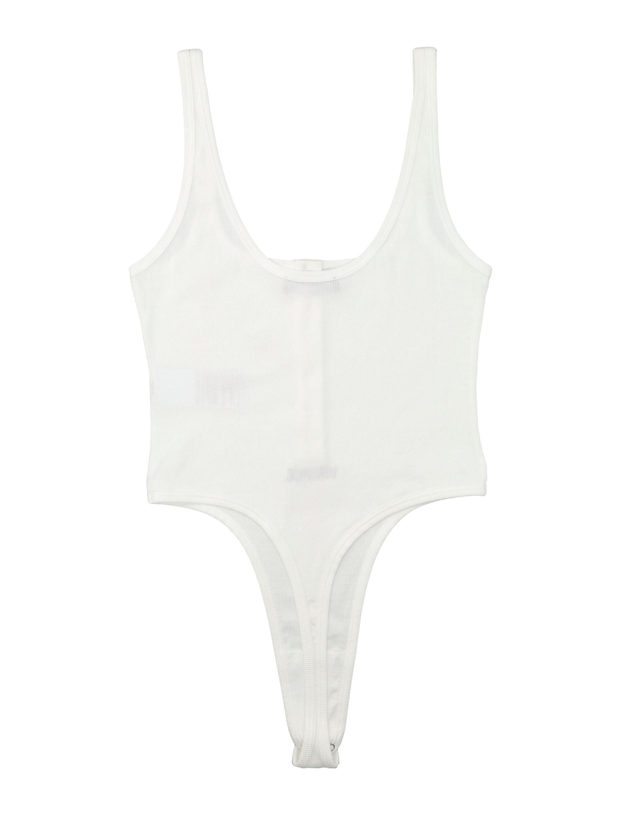 Versace ribbed cotton bodysuit White Underwear
