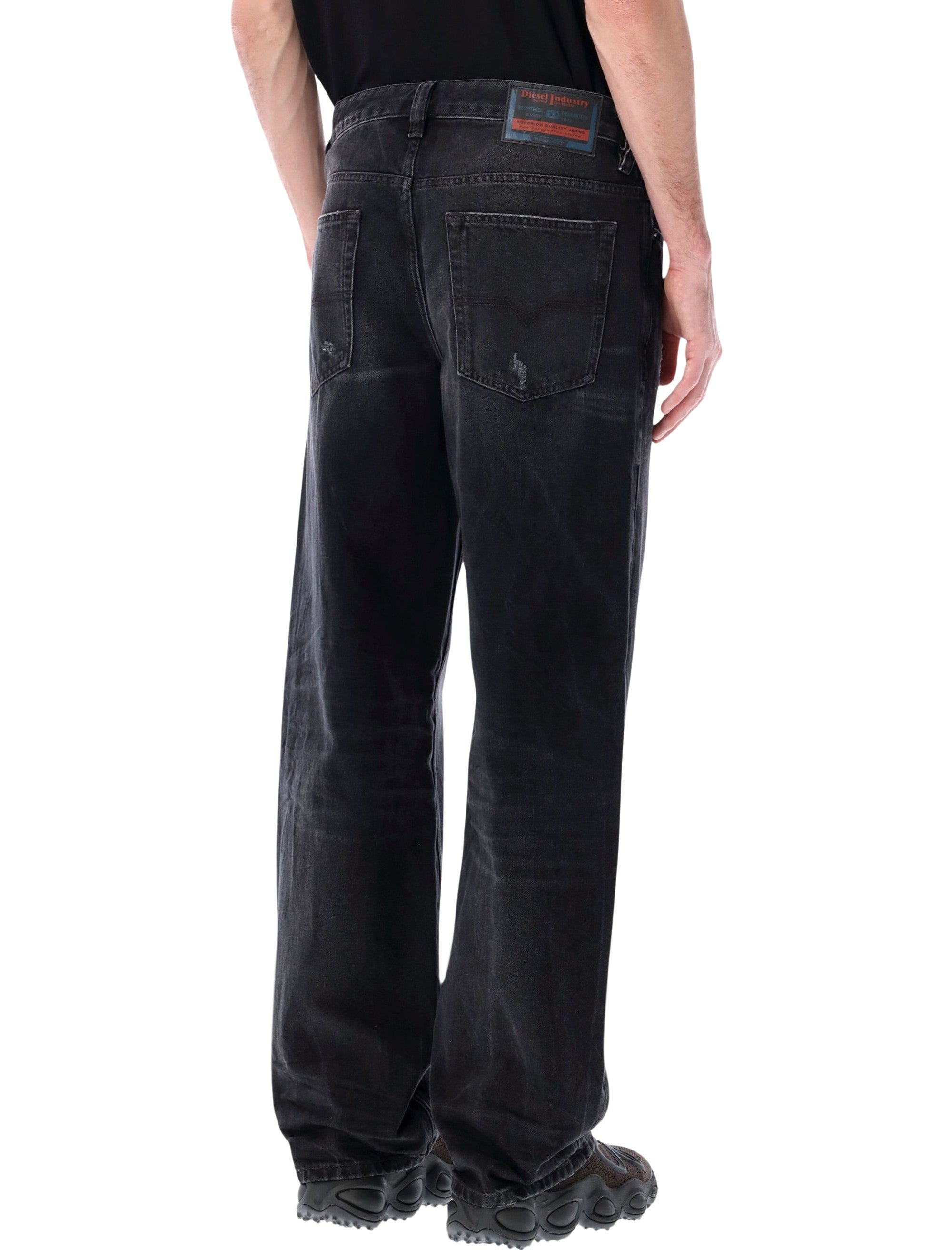 Diesel D-Macro 2001 relaxed jeans Black Wash Cotton