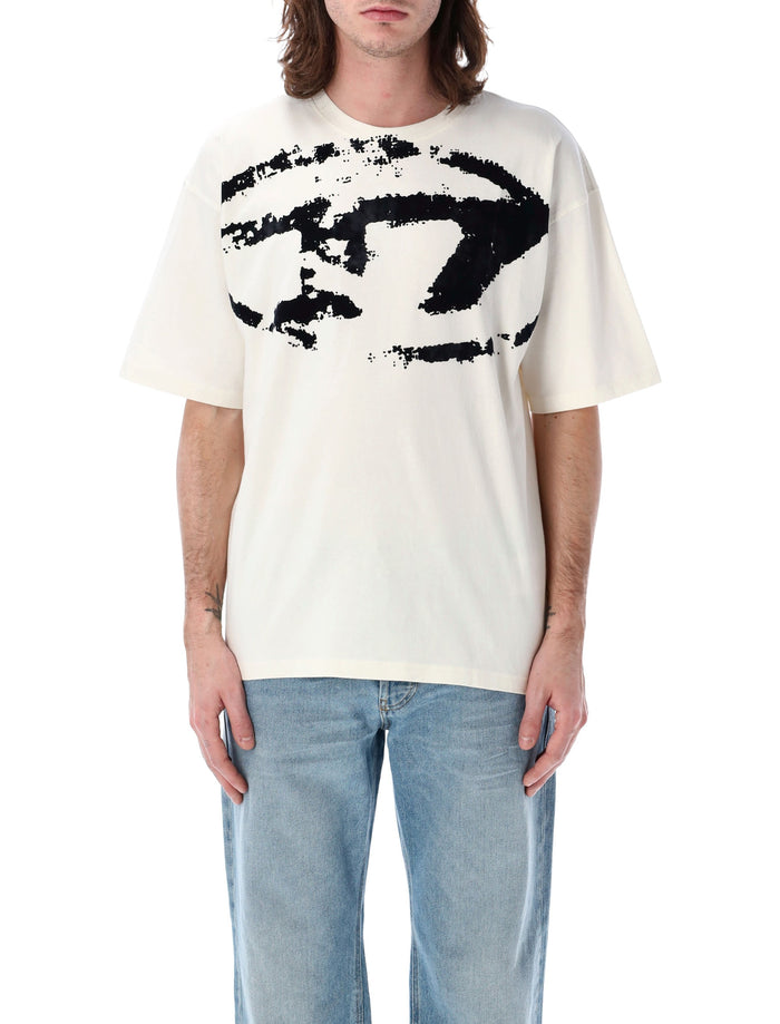 Diesel T-Boxt-N14 printed t-shirt White Cotton Tshirt