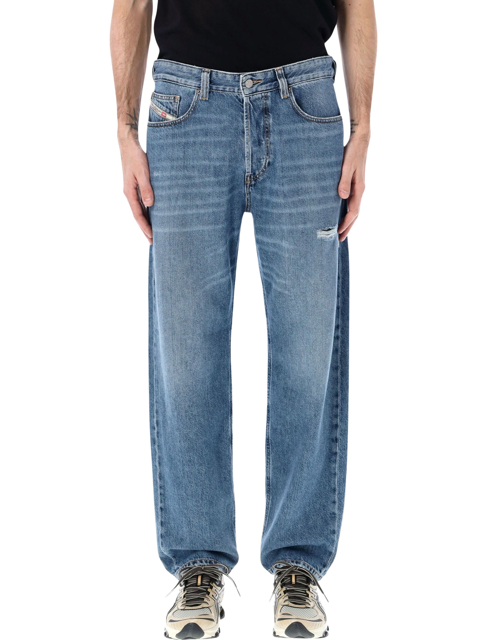 Diesel 2024 D-Macs regular jeans Med Blue Cotton