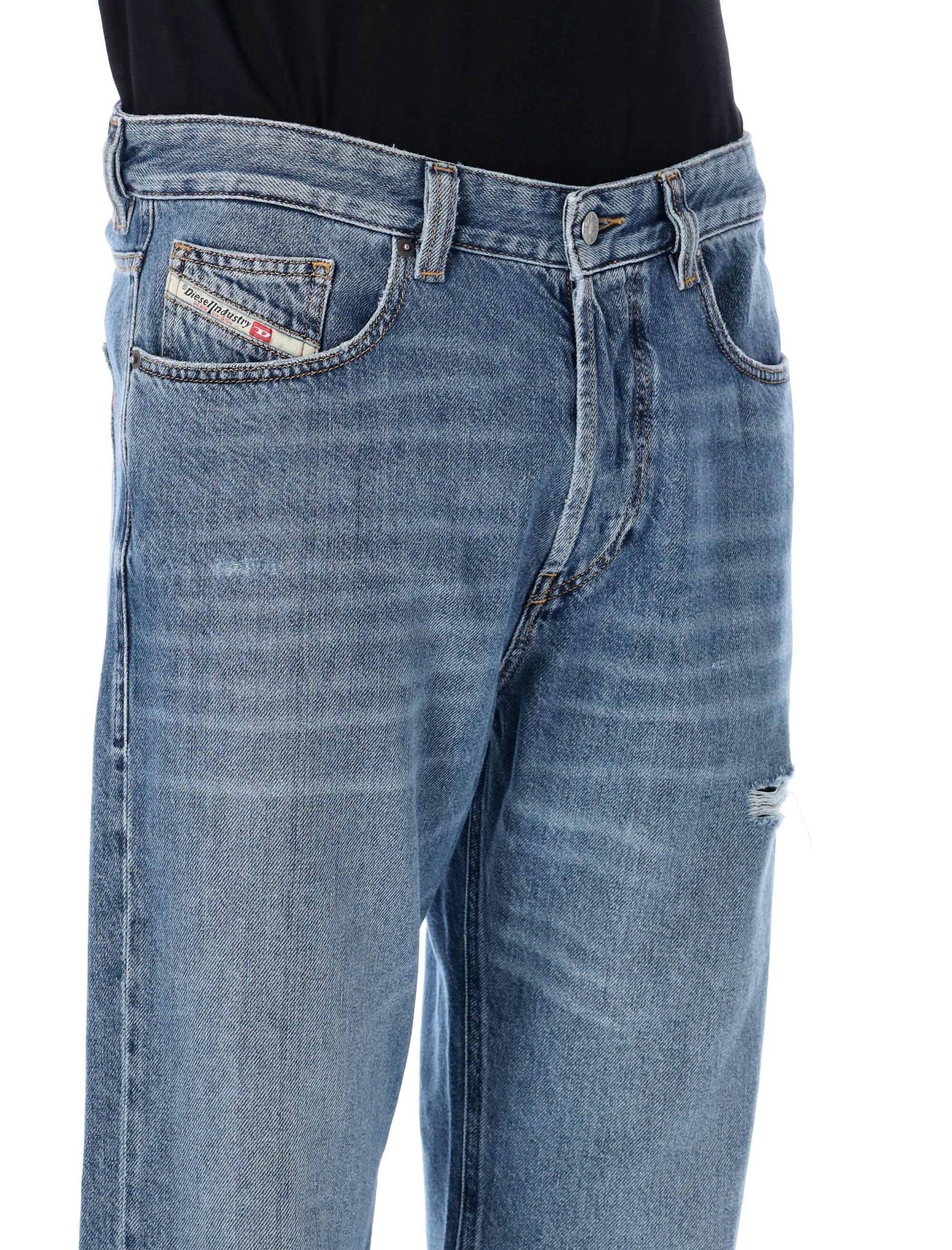 Diesel 2024 D-Macs regular jeans Med Blue Cotton
