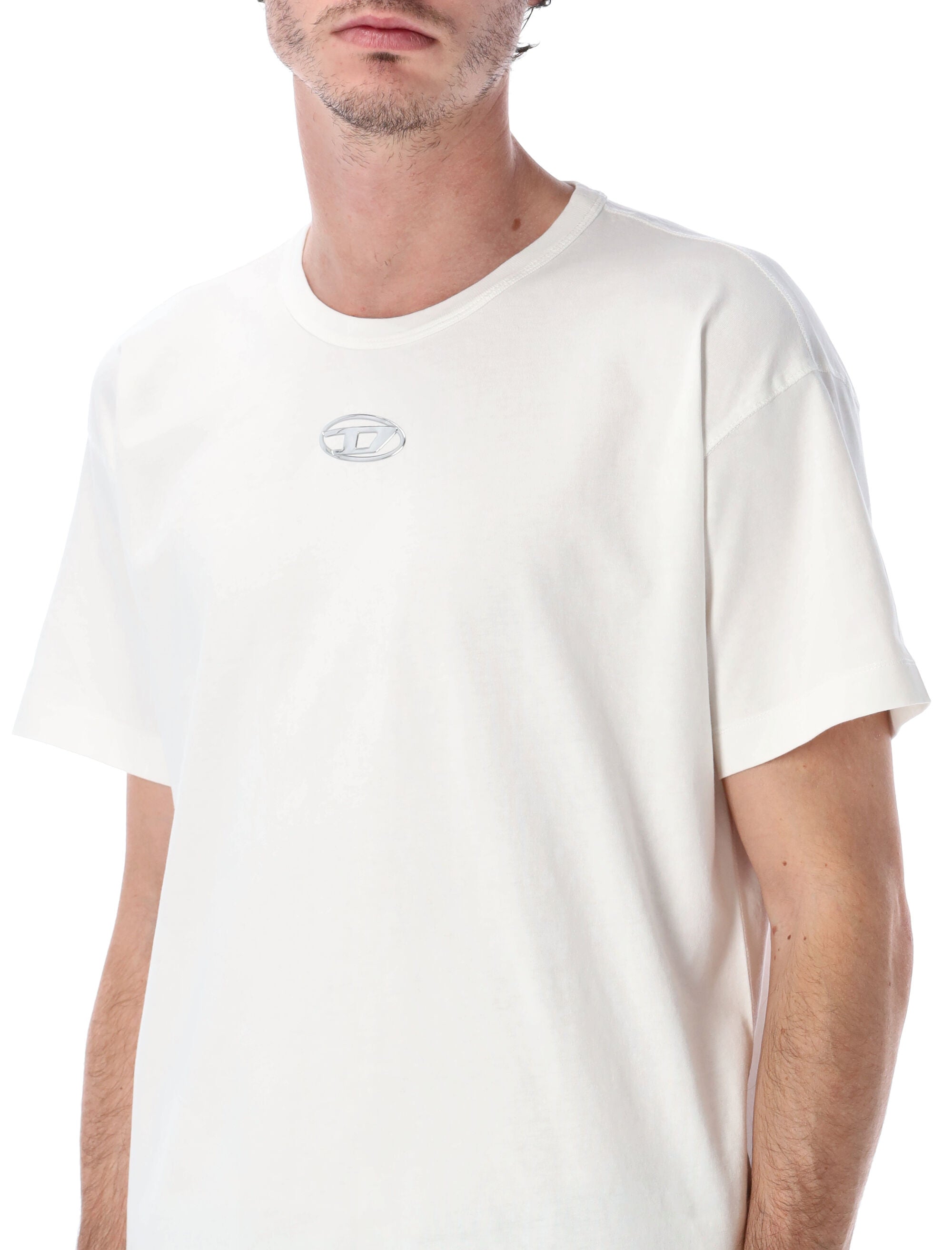 Diesel T-Norm-Iod Organic cotton t-shirt White
