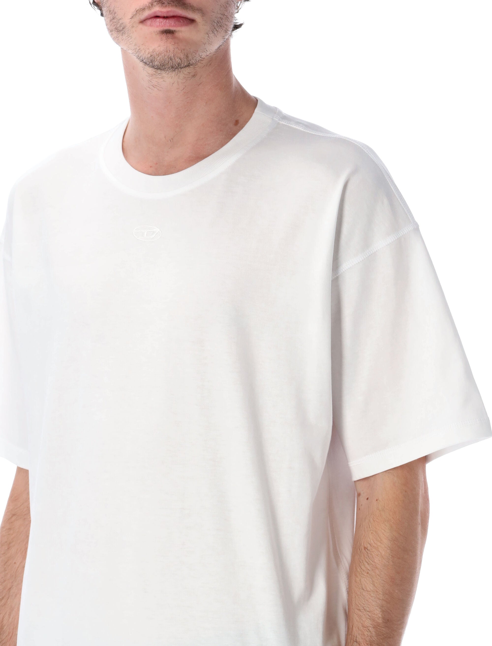 Diesel T-Lucien-Ihbi cotton t-shirt White