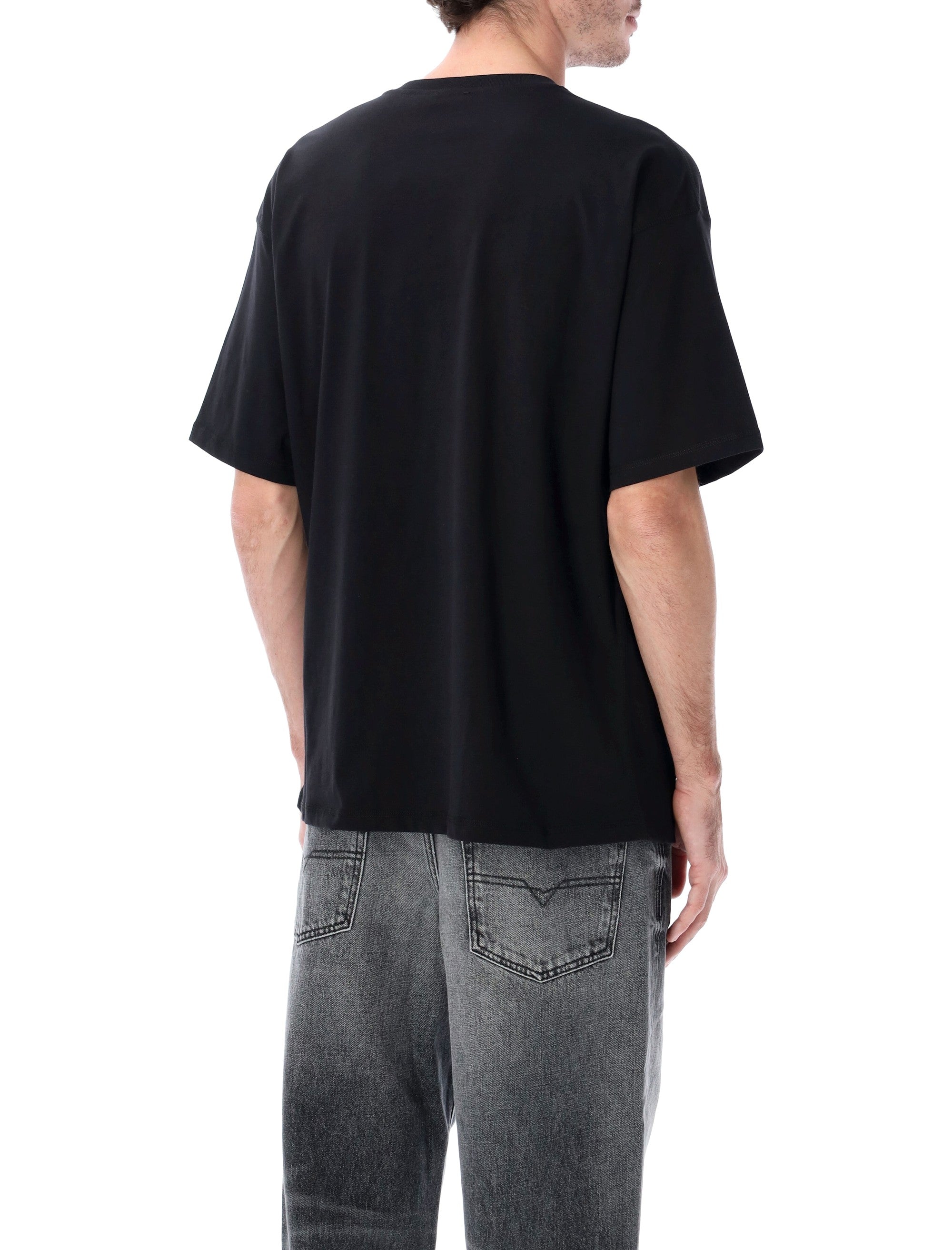 Diesel T-Lucien-Ihbi cotton t-shirt Black