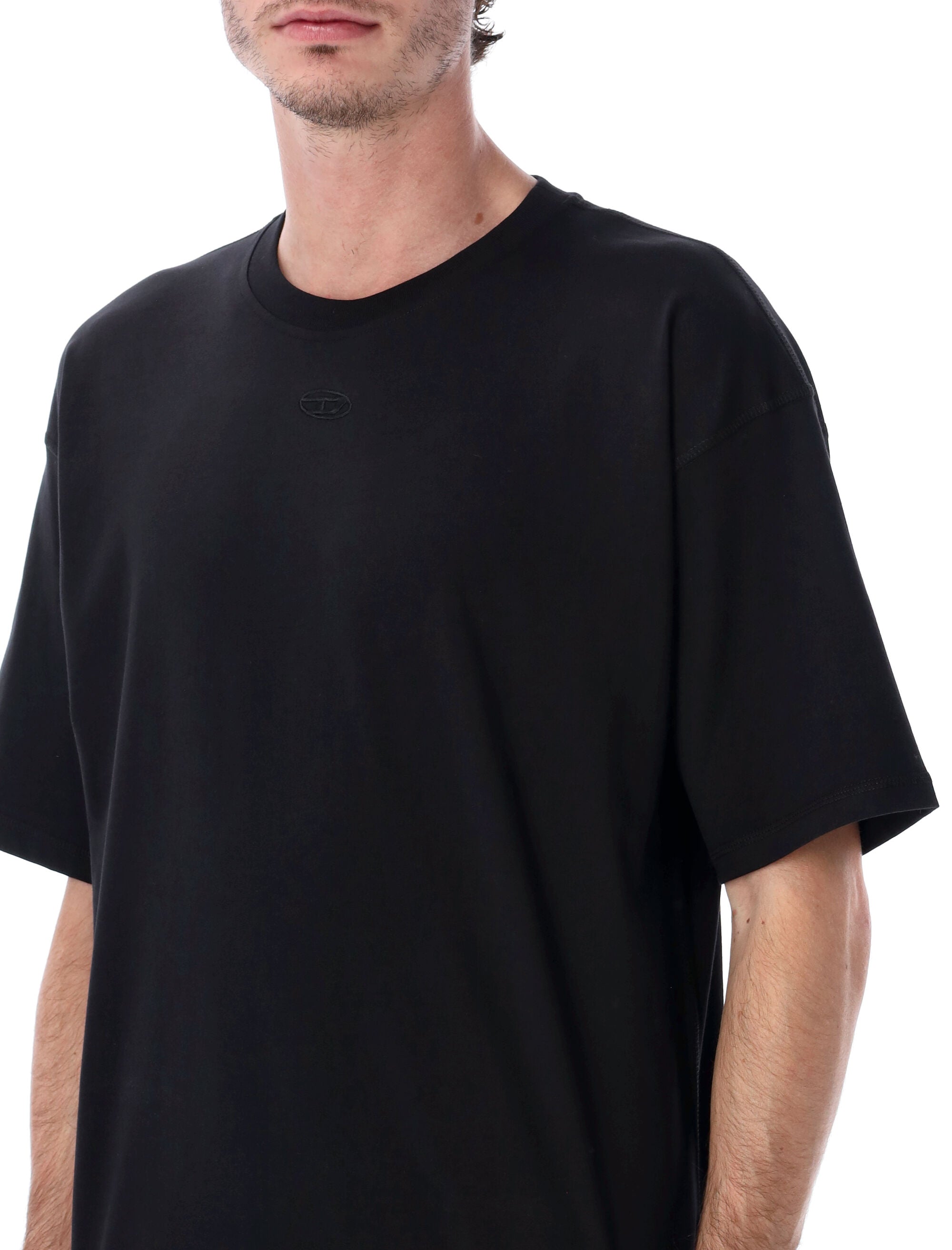 Diesel T-Lucien-Ihbi cotton t-shirt Black