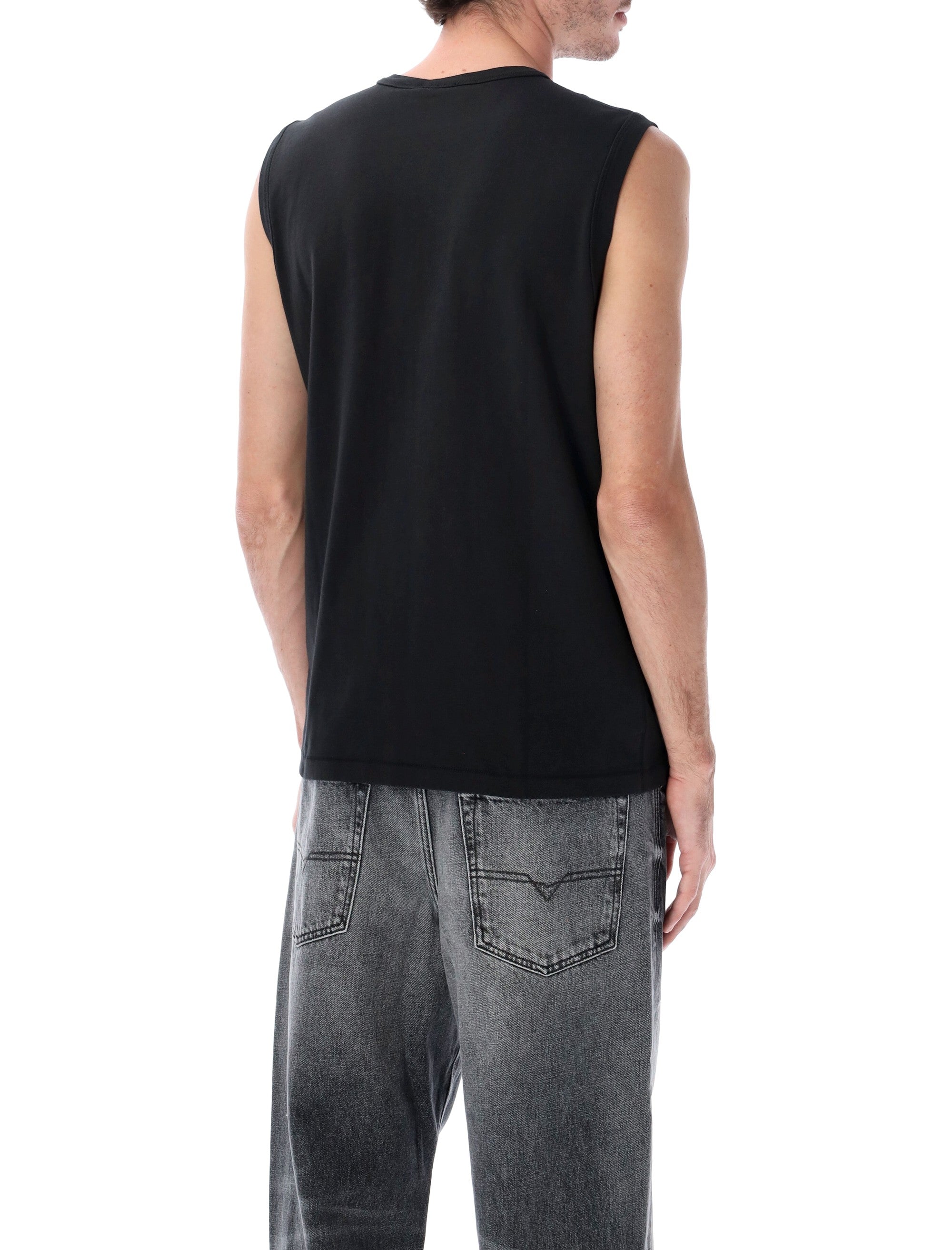 Diesel T-Bisco-OD cotton sleeveless t-shirt Black