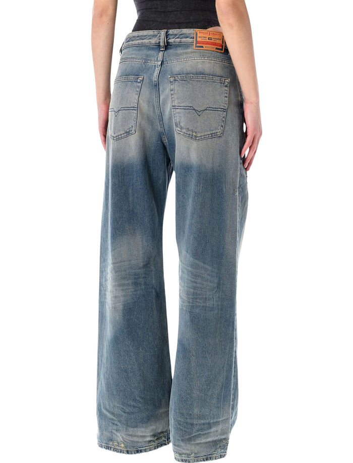 Diesel 1996 D-Sire relaxed jeans Medium Blue Cotton