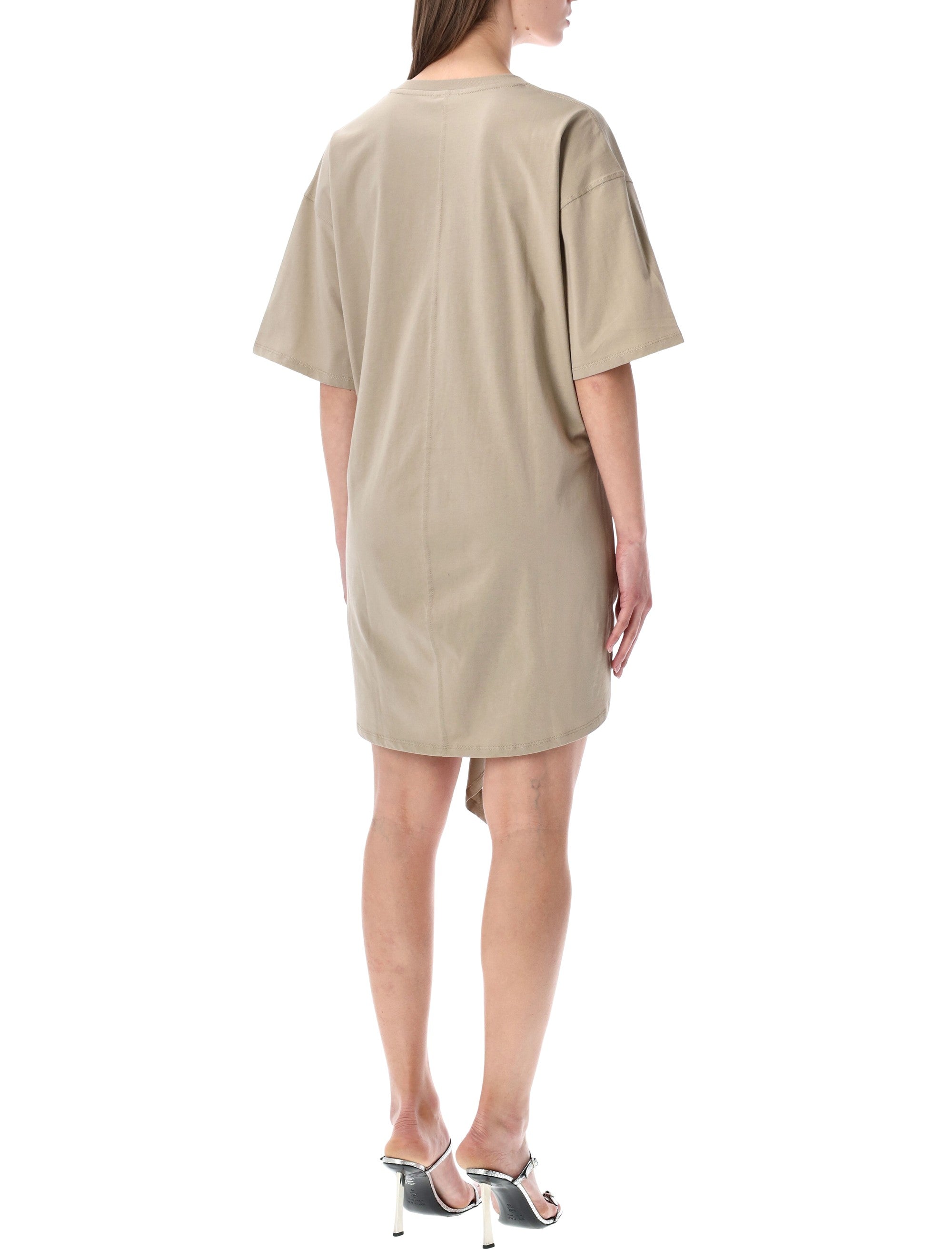Diesel D-Eivor cotton t-shirt dress Beige