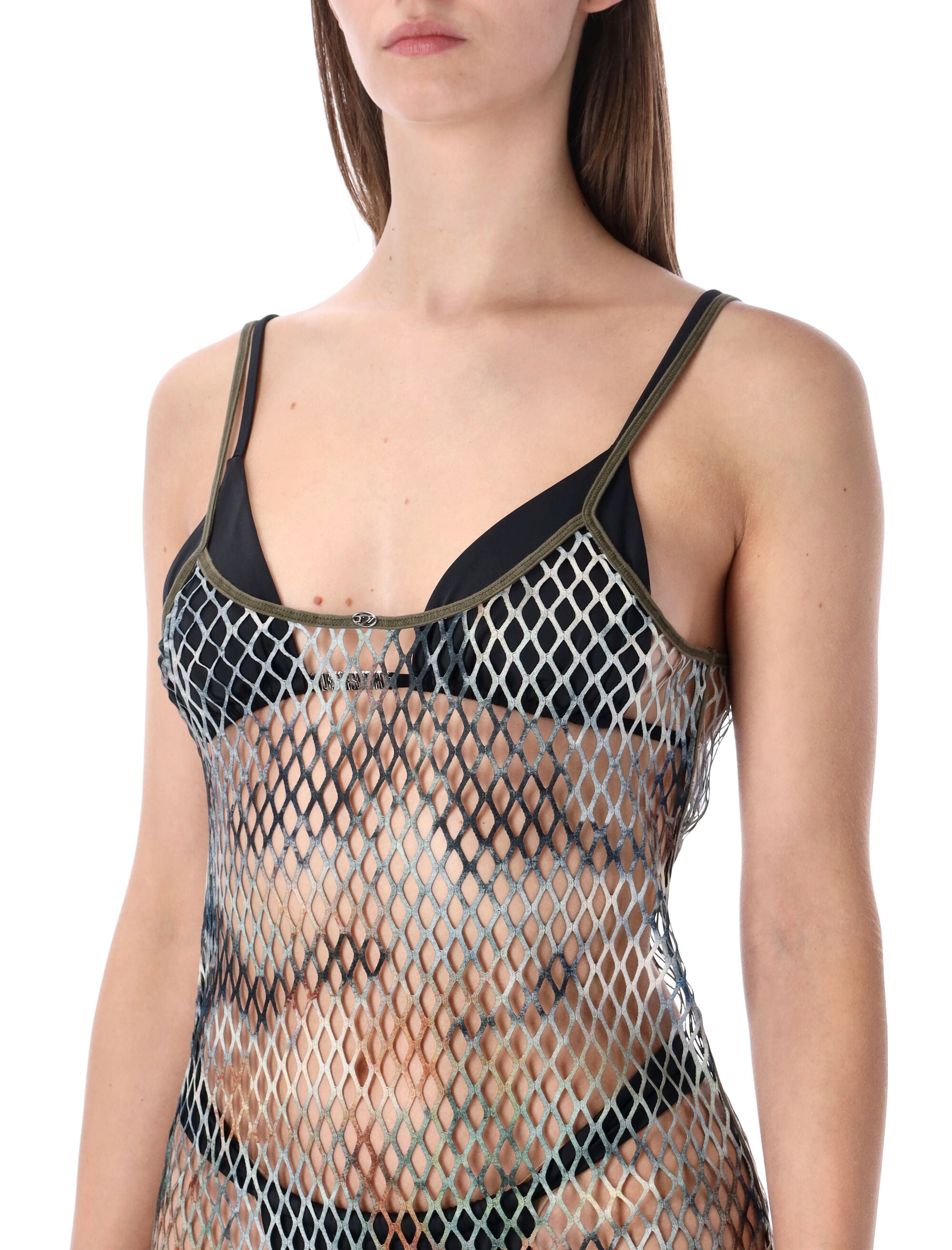 Diesel Kasy mesh beach dress Multicolor Polyester