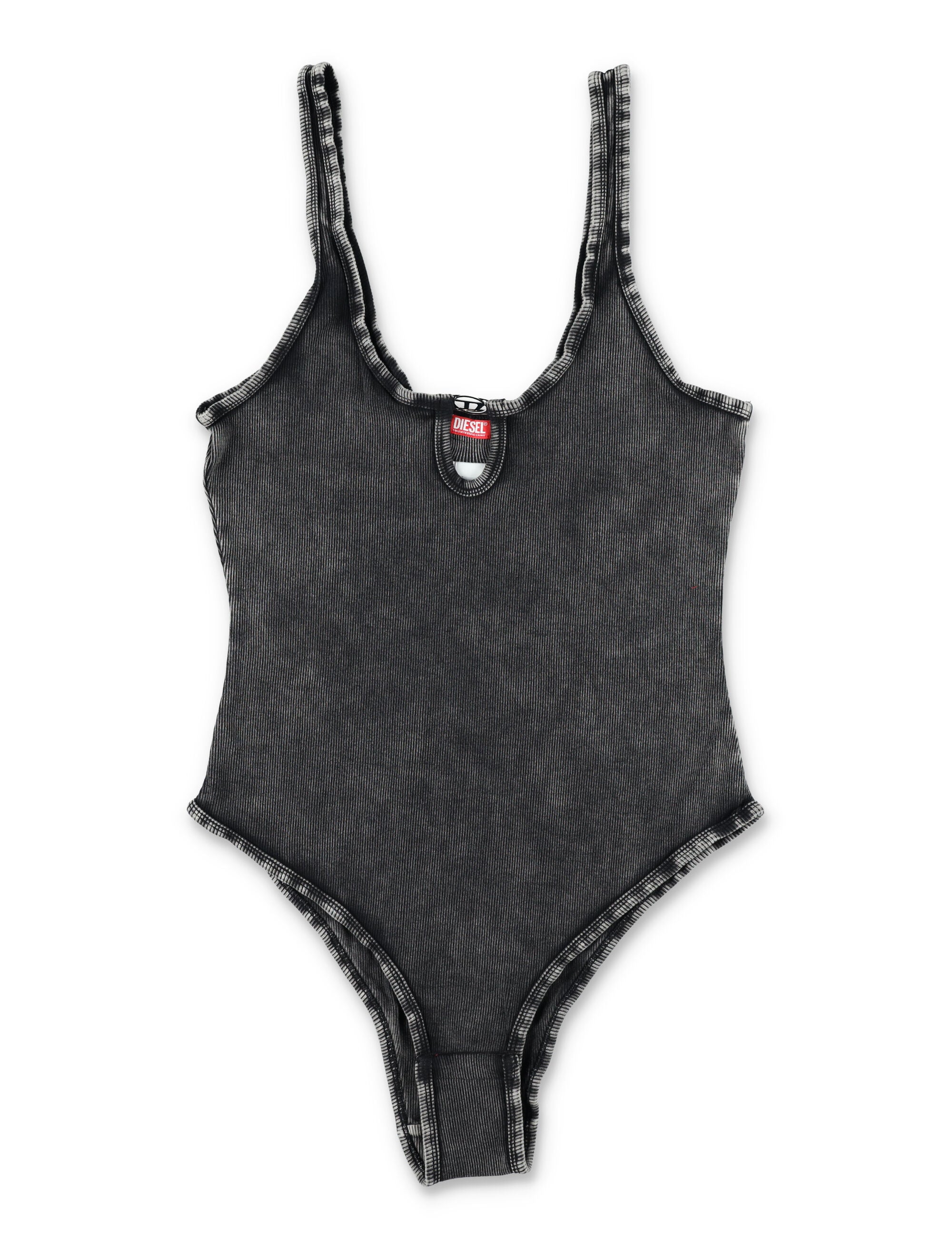 Diesel Maura rib bodysuit Black Cotton