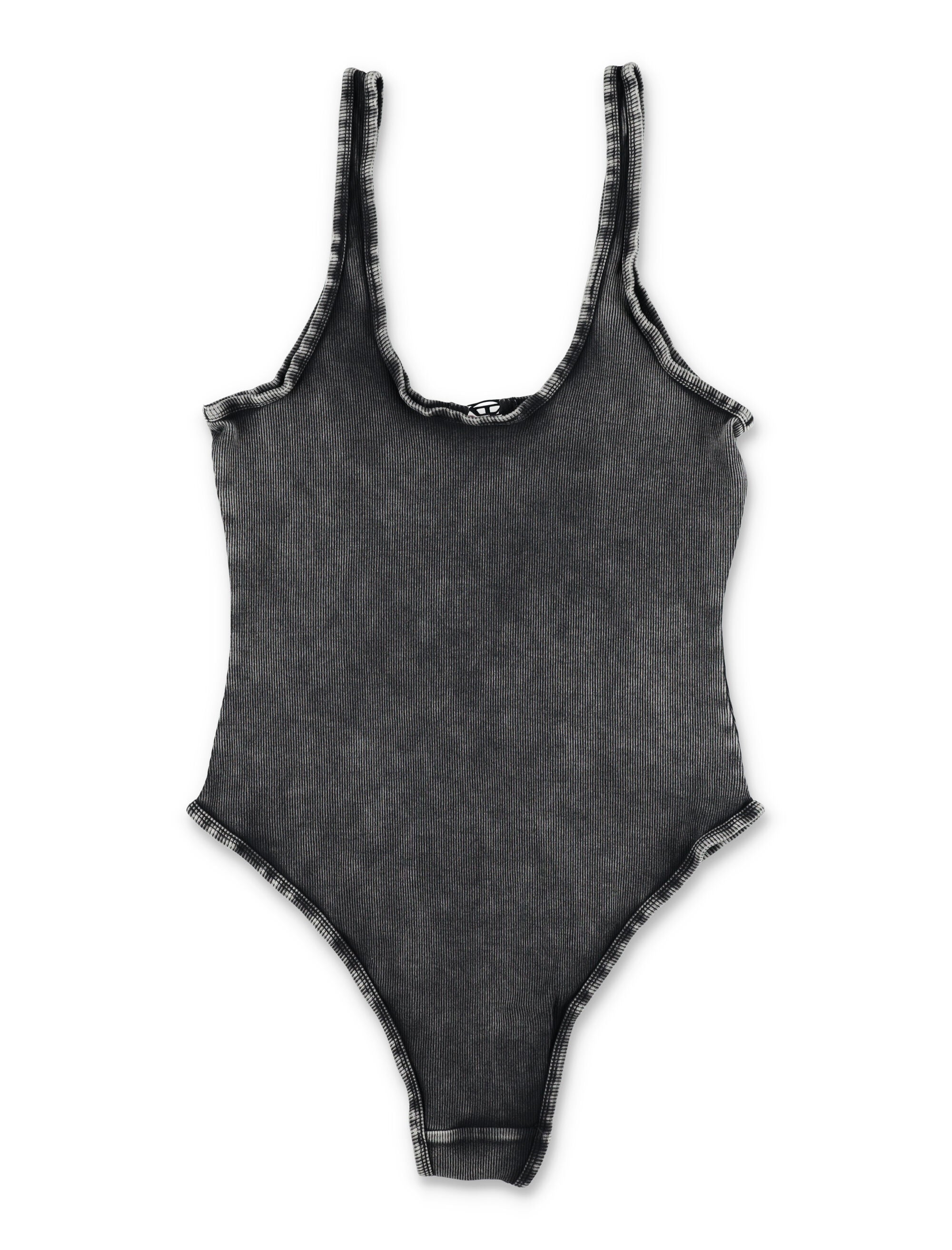 Diesel Maura rib bodysuit Black Cotton