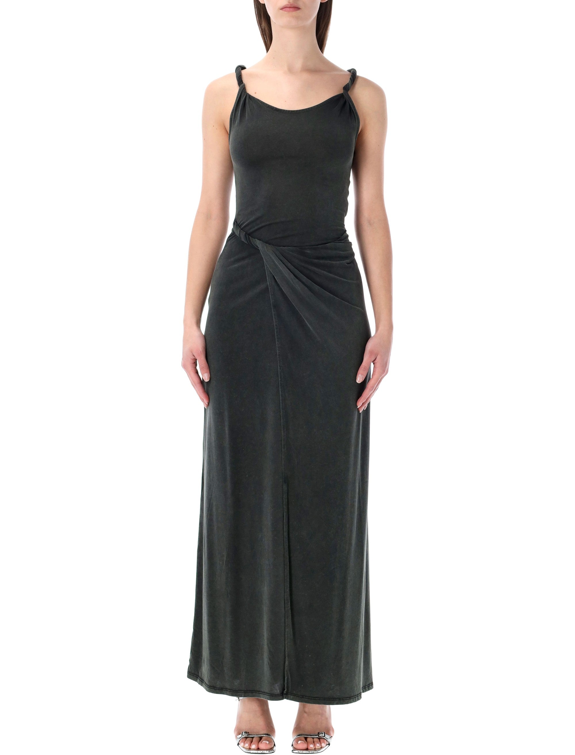 Diesel D-Estiga-S1 maxi dress Black Modal