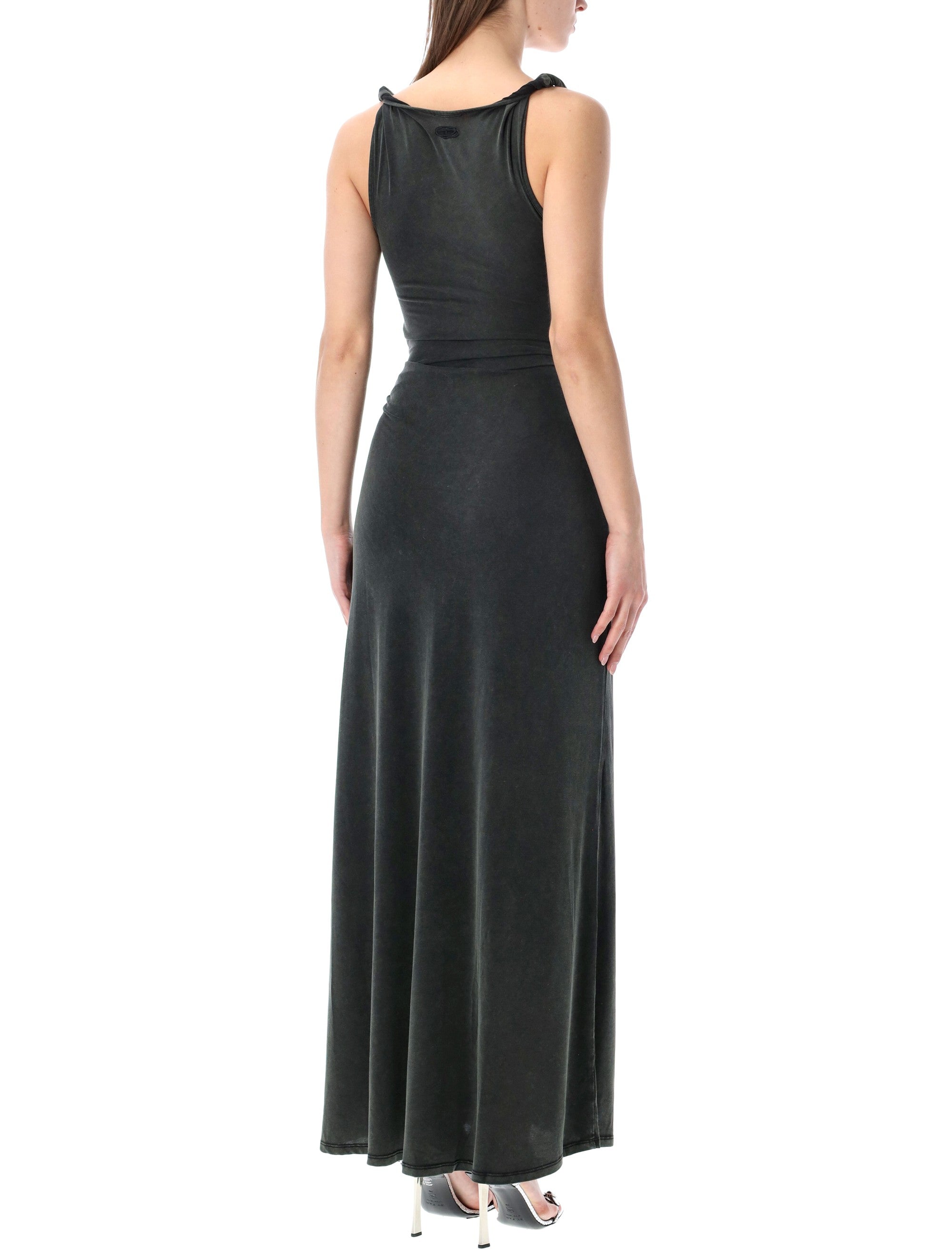 Diesel D-Estiga-S1 maxi dress Black Modal