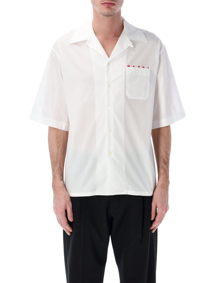 Marni poplin bowling shirt White Cotton