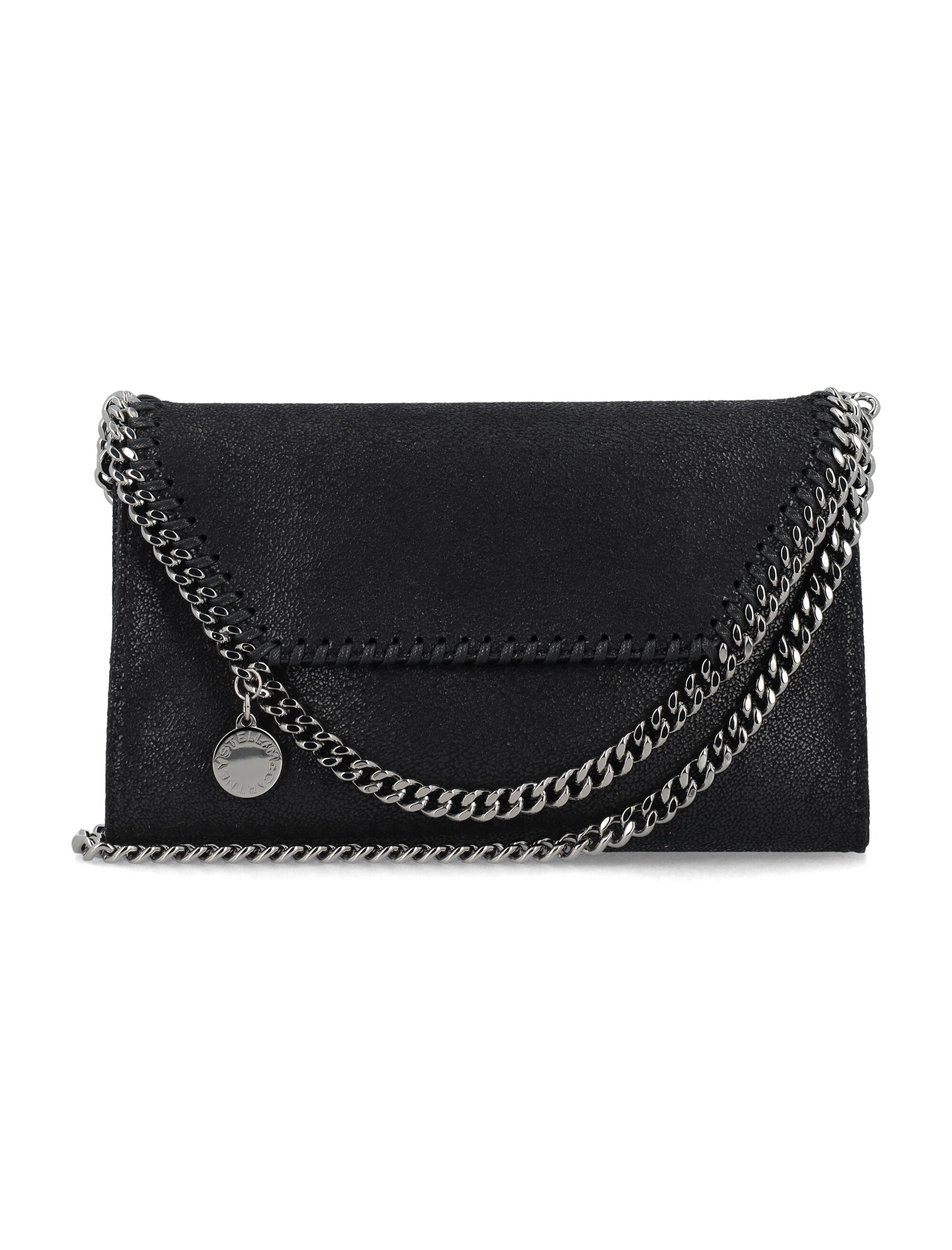 Stella McCartney Falabella Mini Crossbody Black Polyester Shoulder Bag