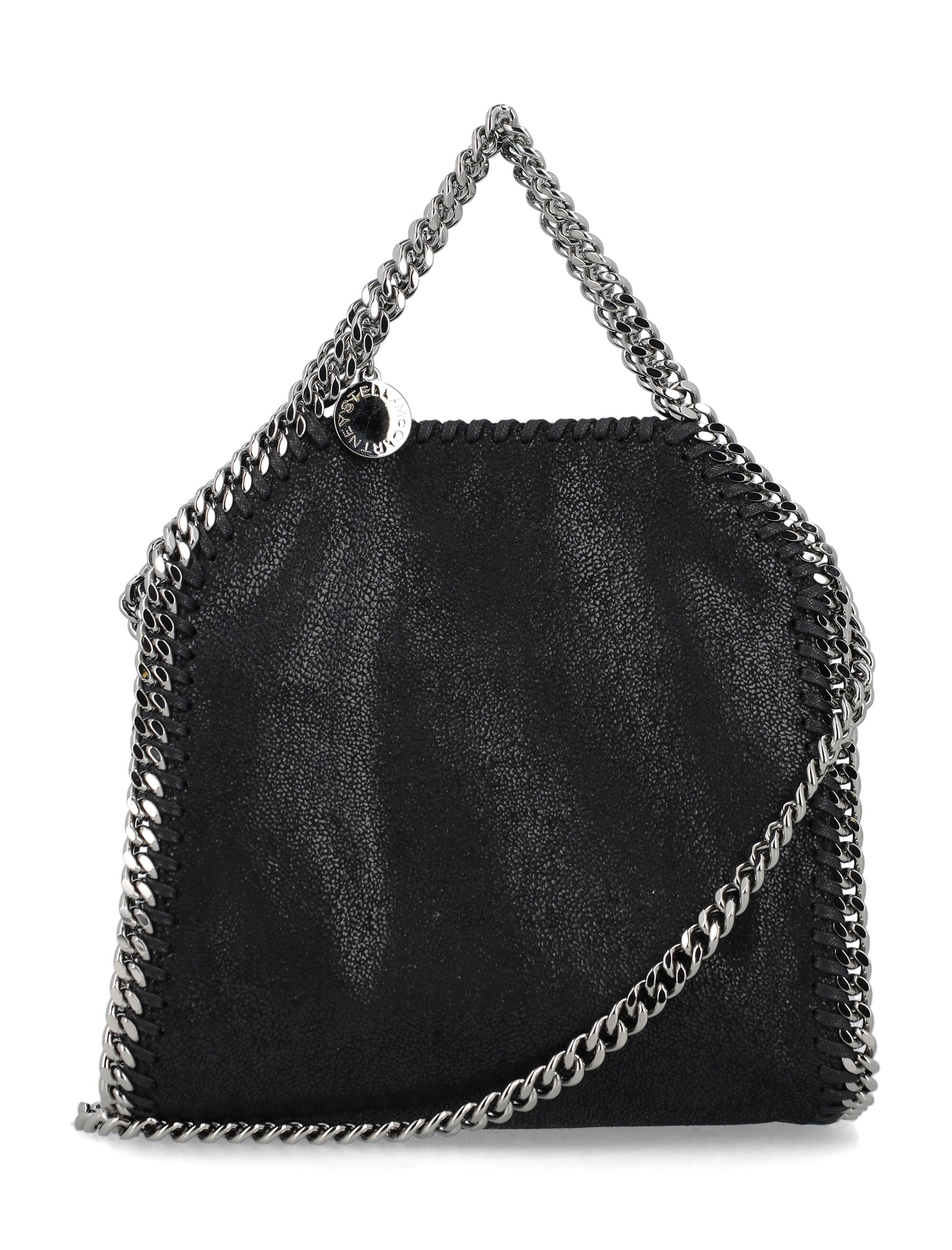 Stella McCartney Falabella Tiny Tote Black Polyester