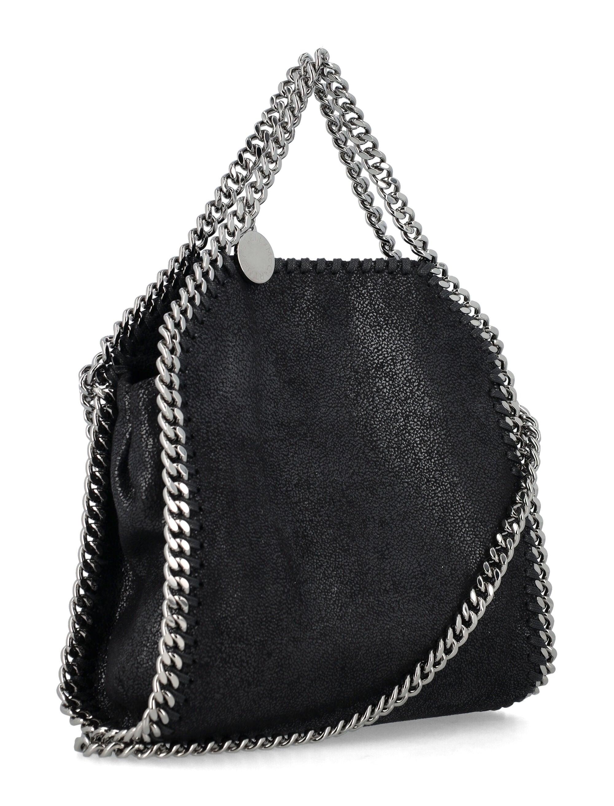 Stella McCartney Falabella Tiny Tote Black Polyester