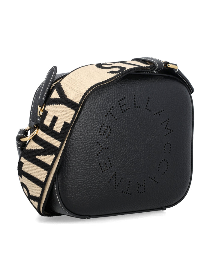 Stella McCartney Small Logo Bag Black Polyamide Shoulder
